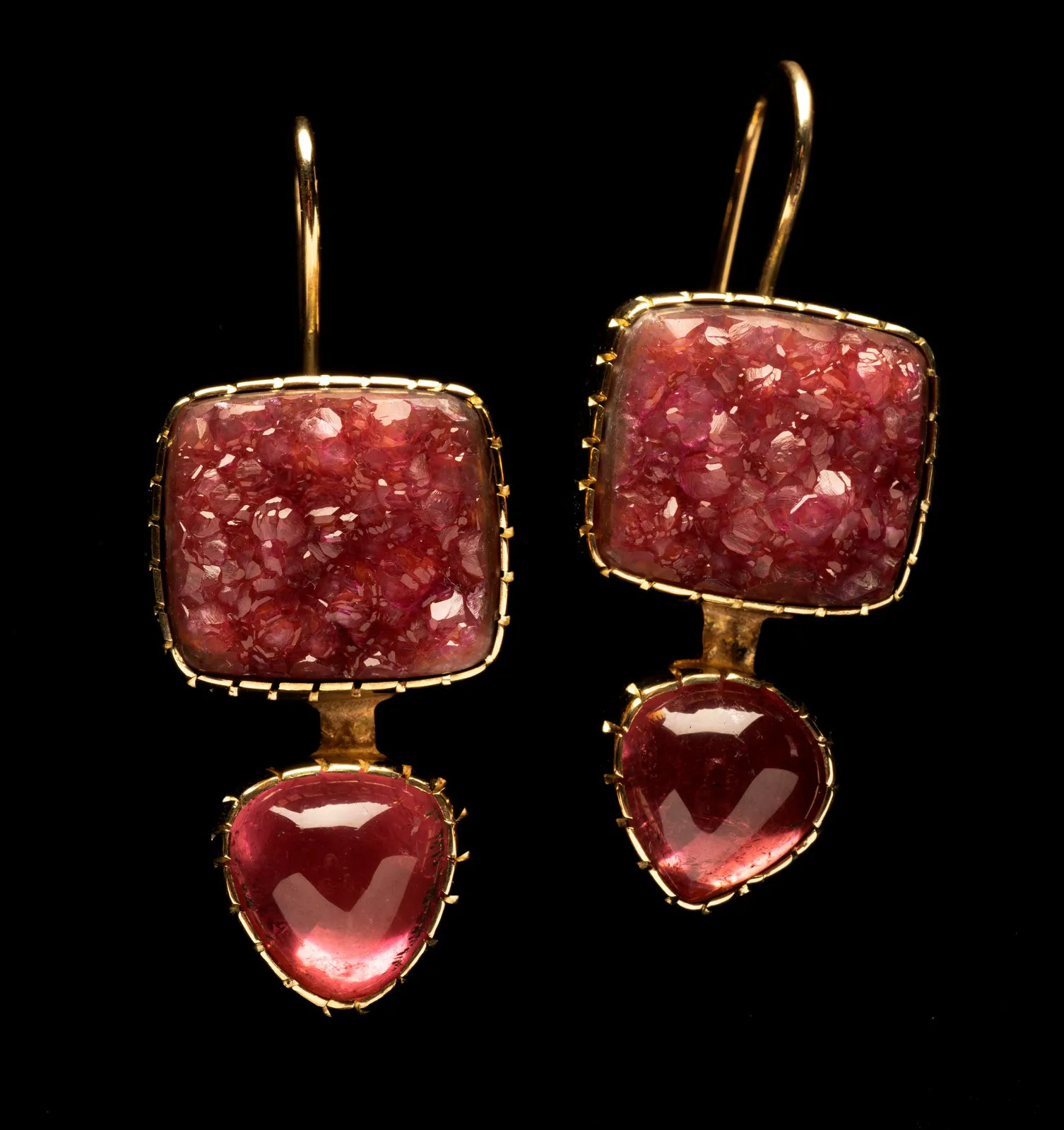 Yazzie Johnson and Gail Bird, Earrings, d. 2024