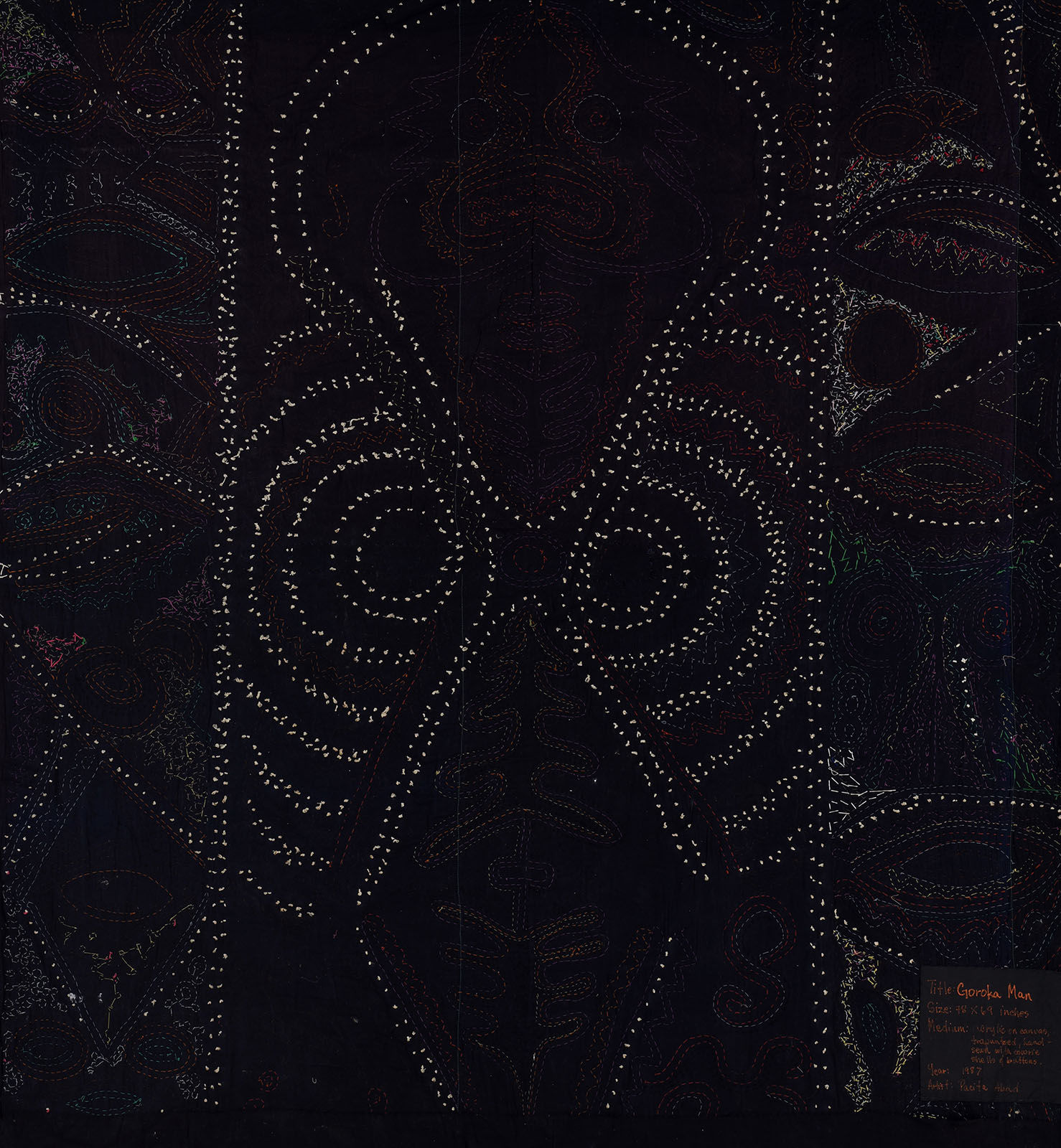 Masks and Spirits, Goroka man, 1983