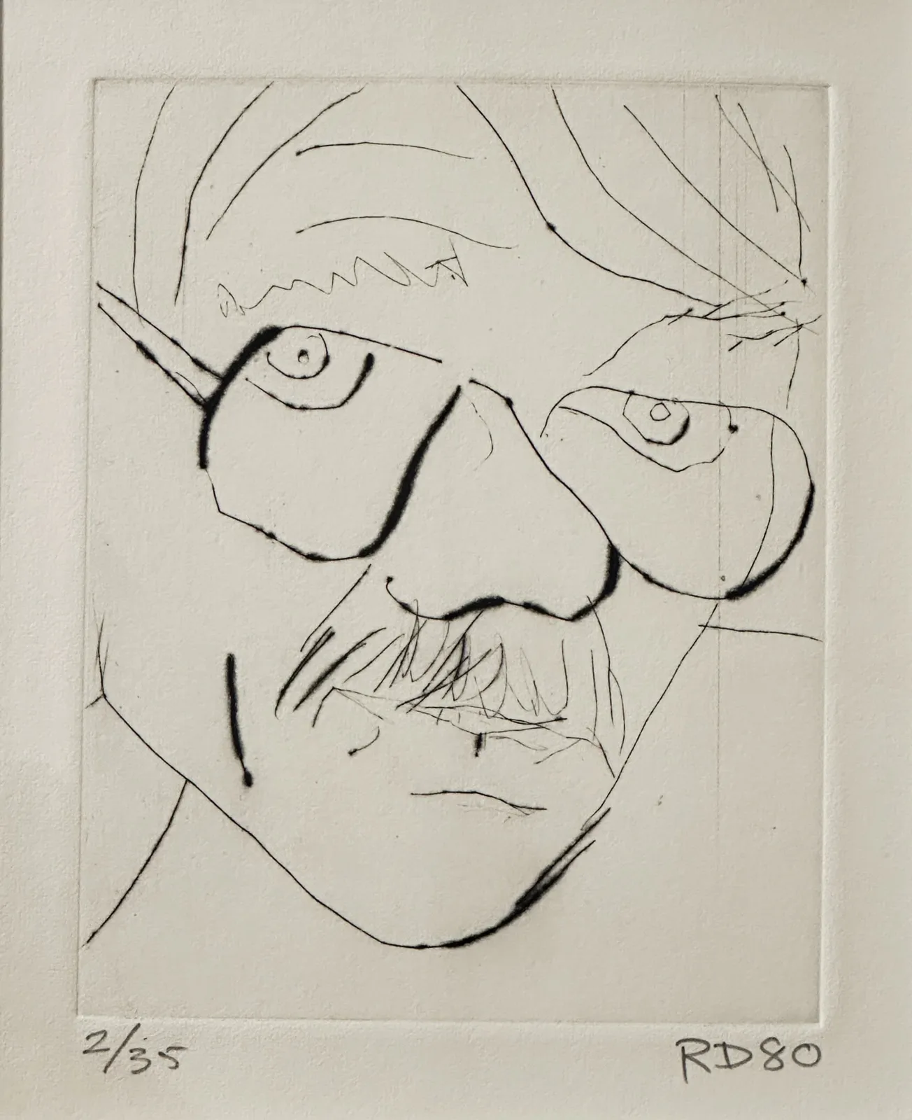 Richard Diebenkorn, Self Portrait, 1980