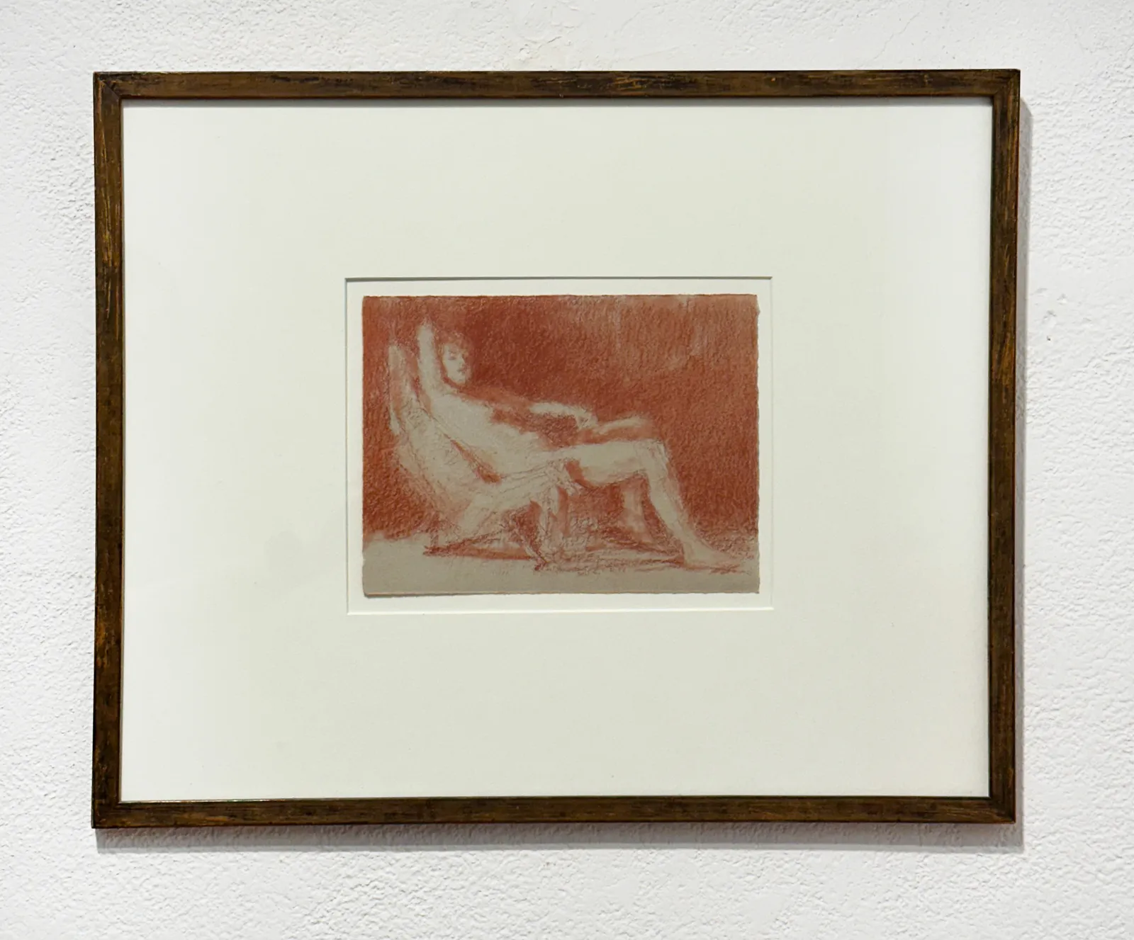 Fred Dalkey, Figure Slouching in Chair