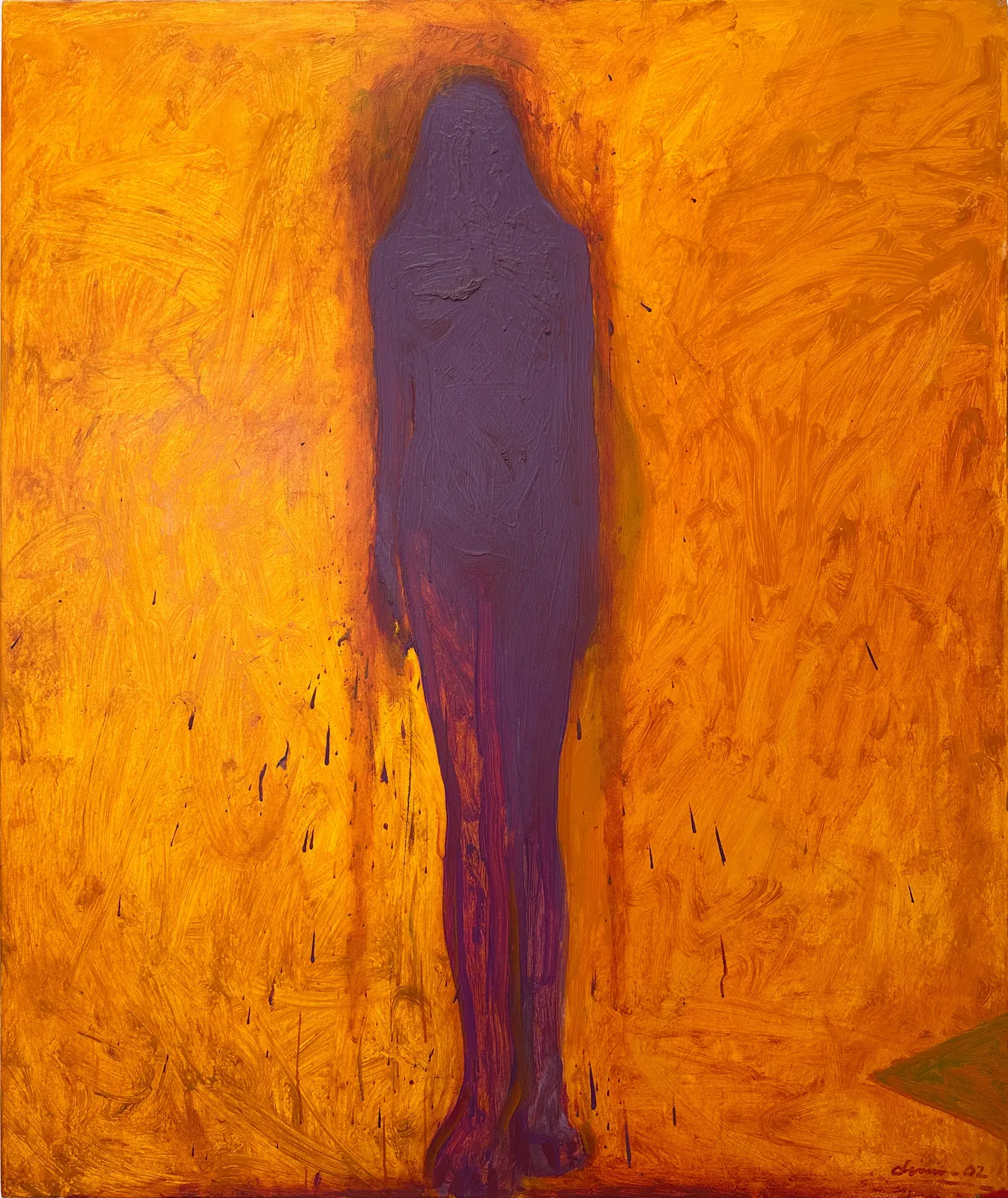 Nathan Oliveira, Cobalt Figure, 2002