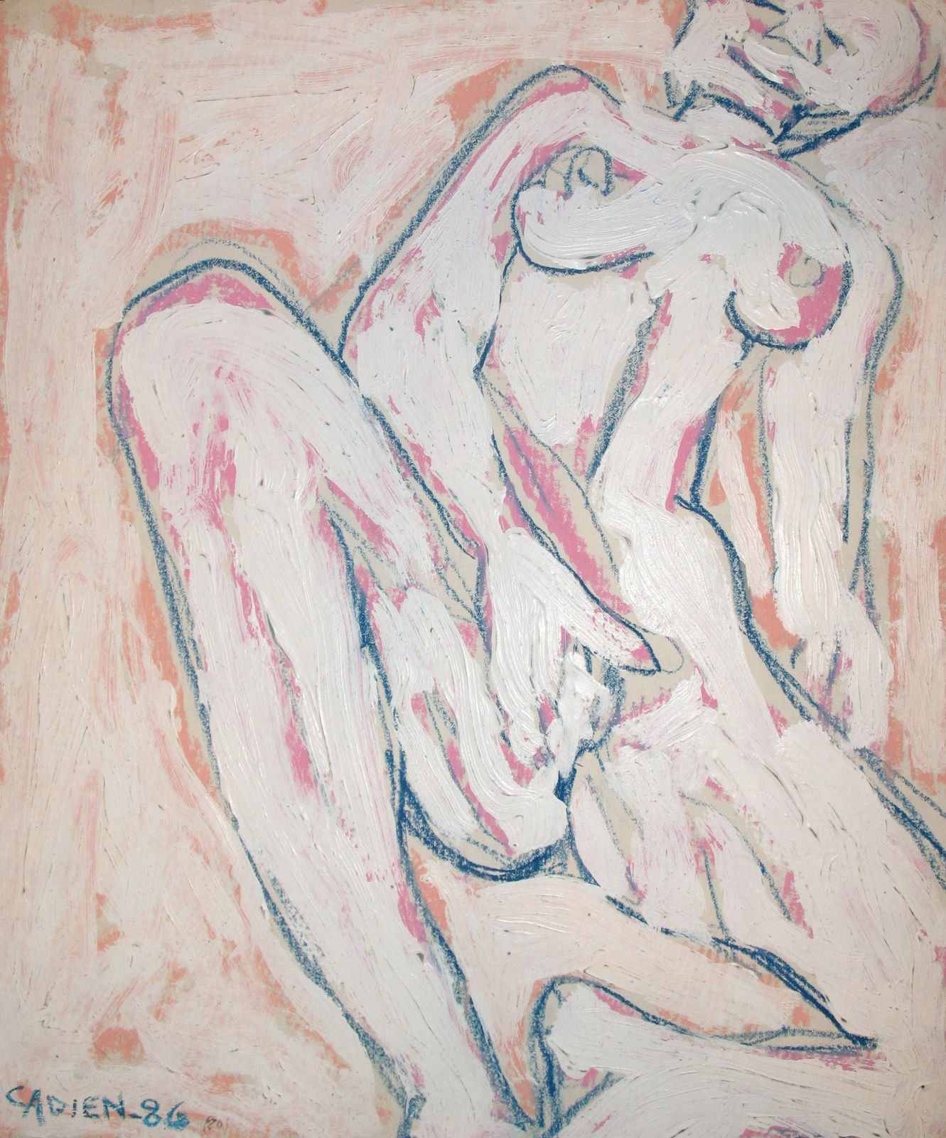 Eric Cadien, Reclining Woman, 1986