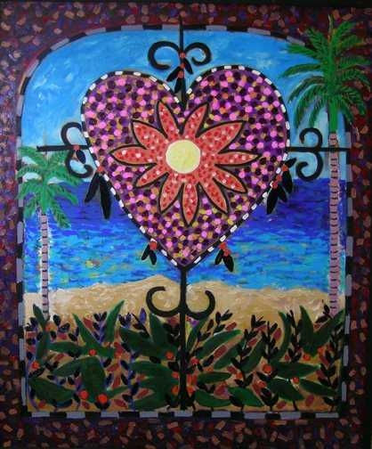 Burton Chenet, Triptych (center panel), N.D.