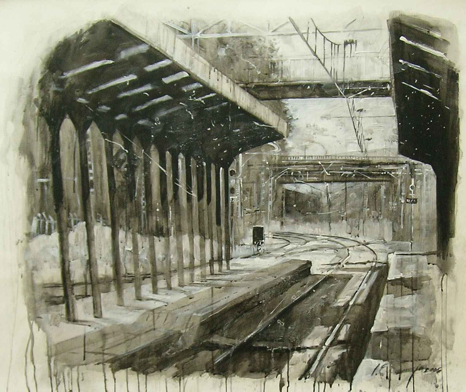 Luis Enrique Camejo, From the Serie Trenes, 2006