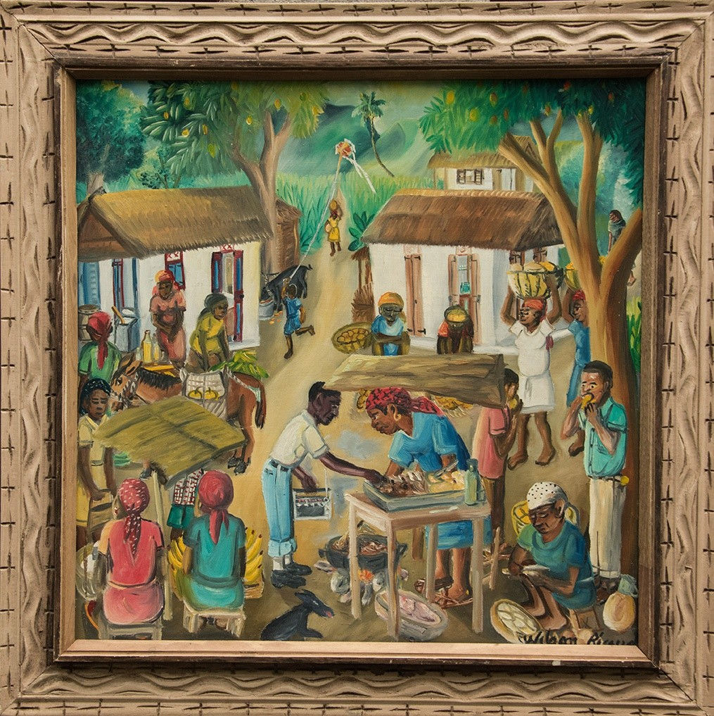 Wilson Bigaud, Village Scene