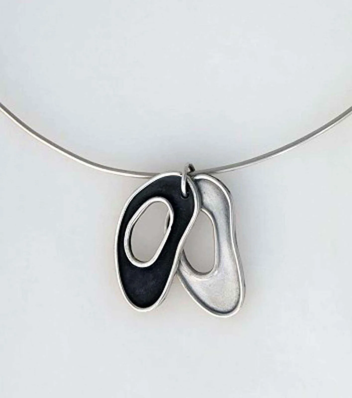 Carolina Sardi, Ying Yang Pendant with Leather Chocker, 2011