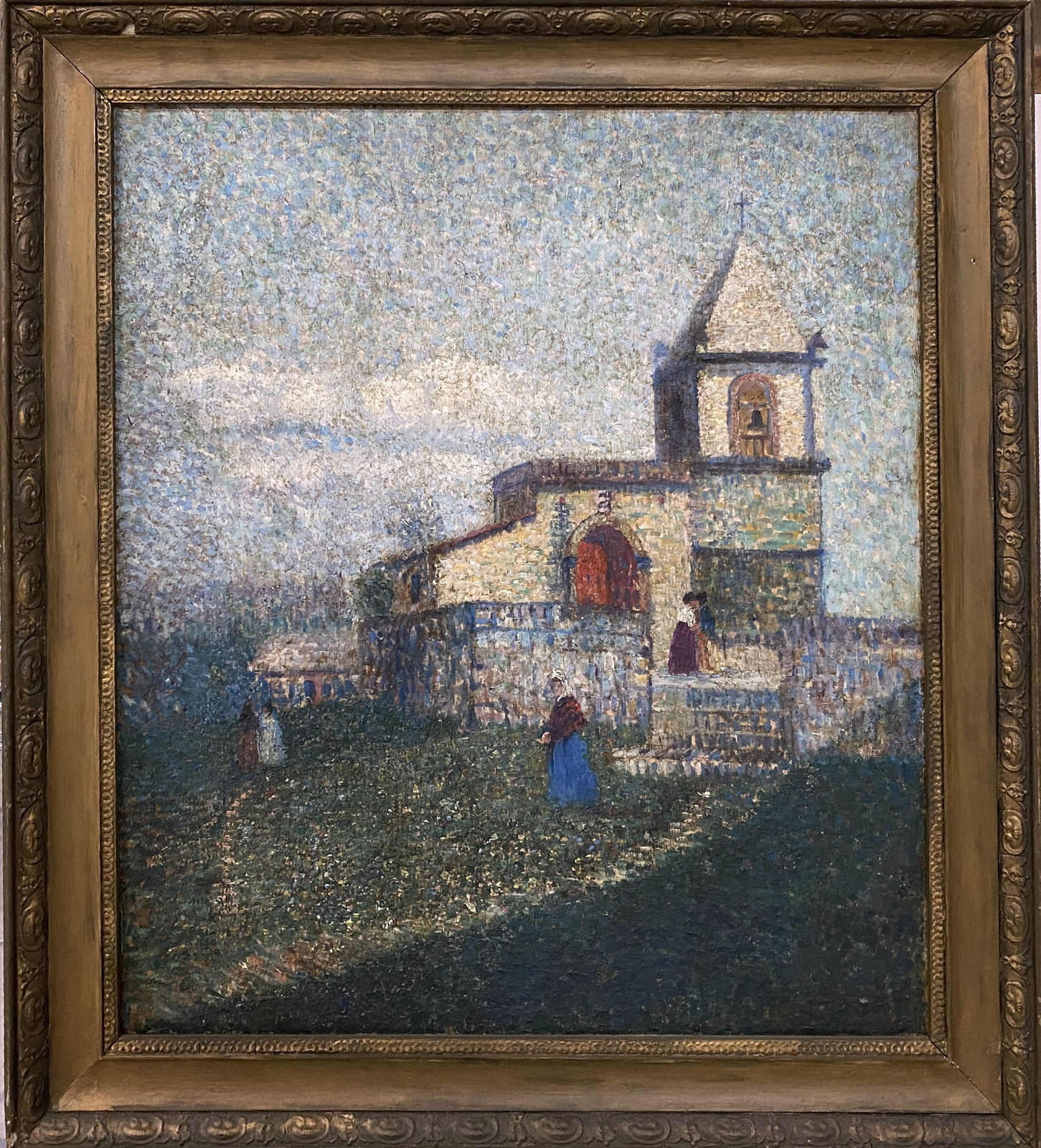 Maria Capdevila, Night Scene with Church, N.D.