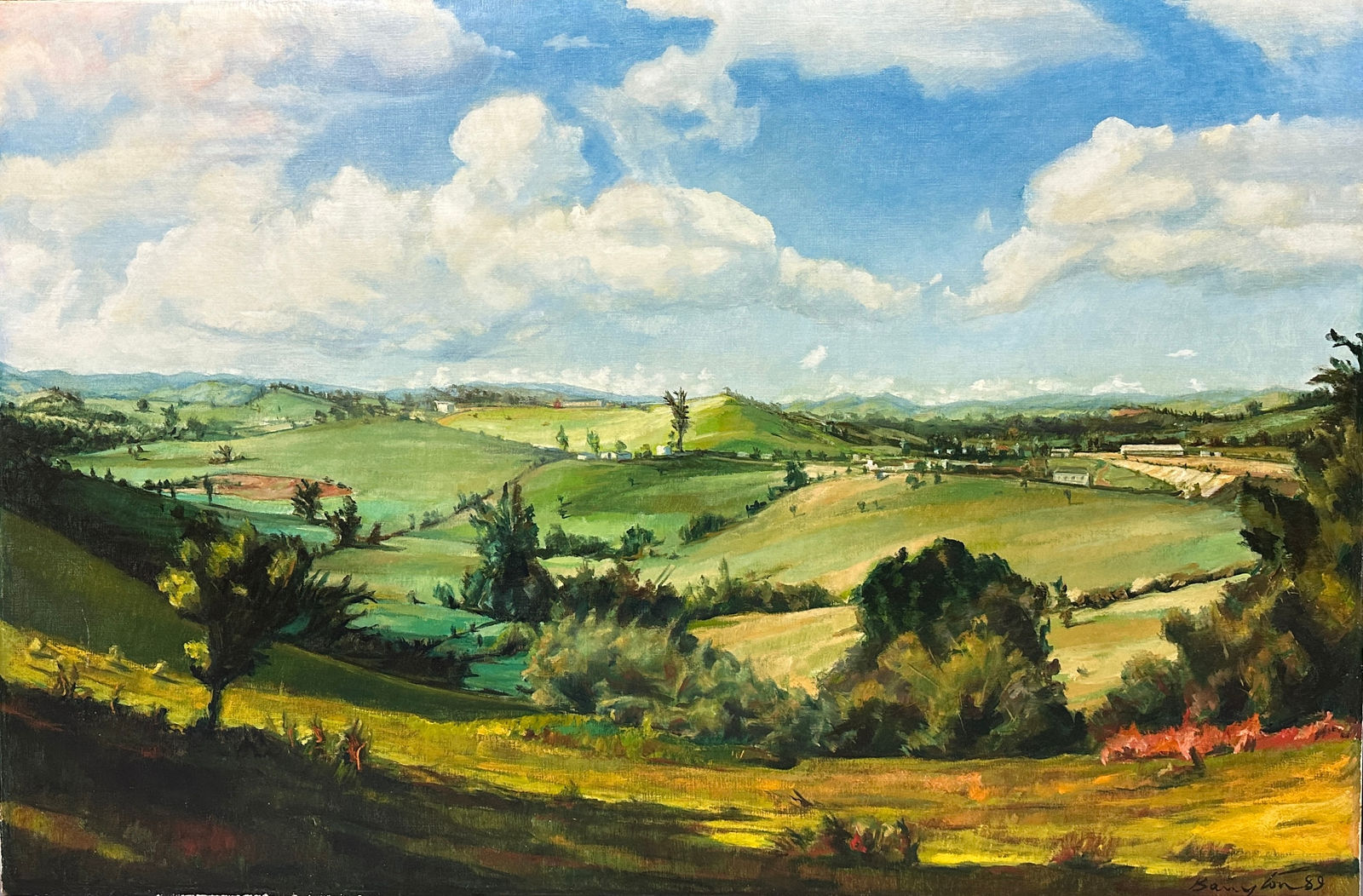 Barrington Watson, Large Jamaican Landscape, 1989