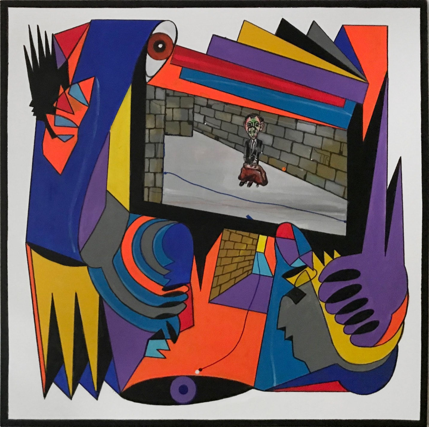 Luis Cruz Azaceta, Refugee, 2022