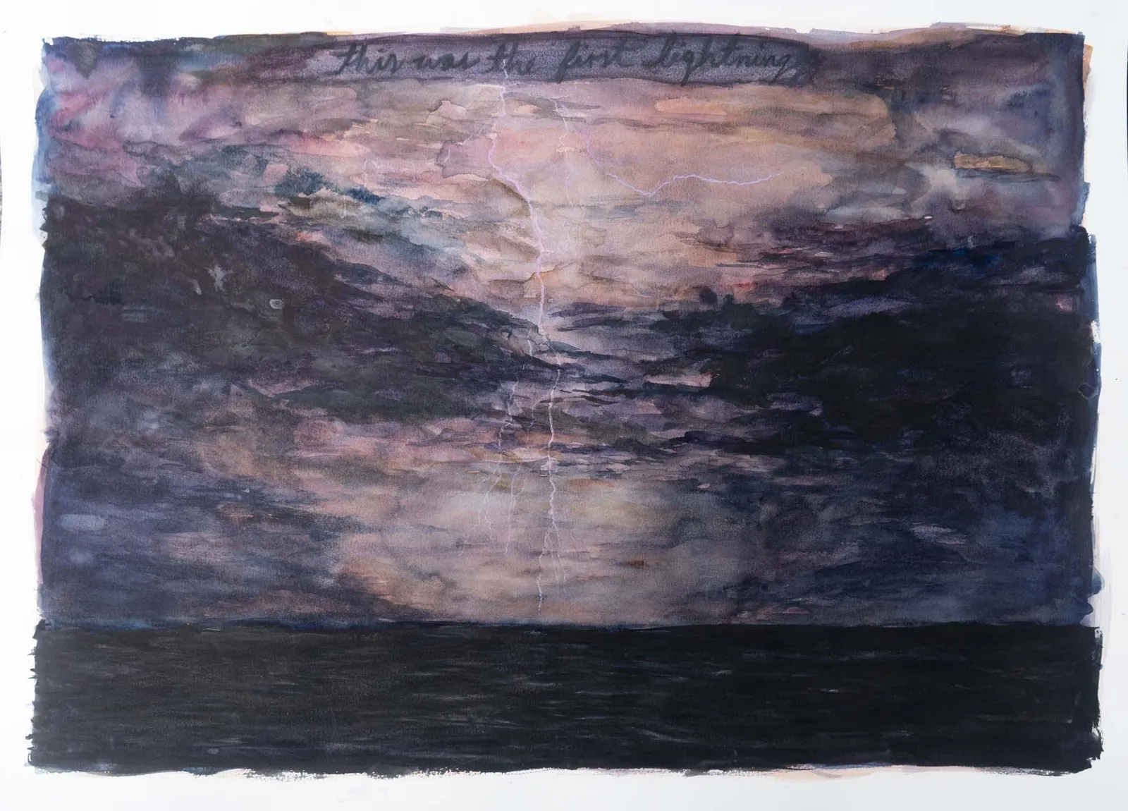 Jorge Rios, This Was the First Lightning, 2020