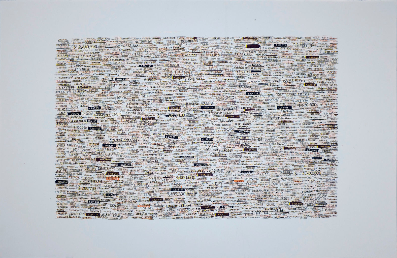 Ruben Millares, Number Field (FALL), 2012
