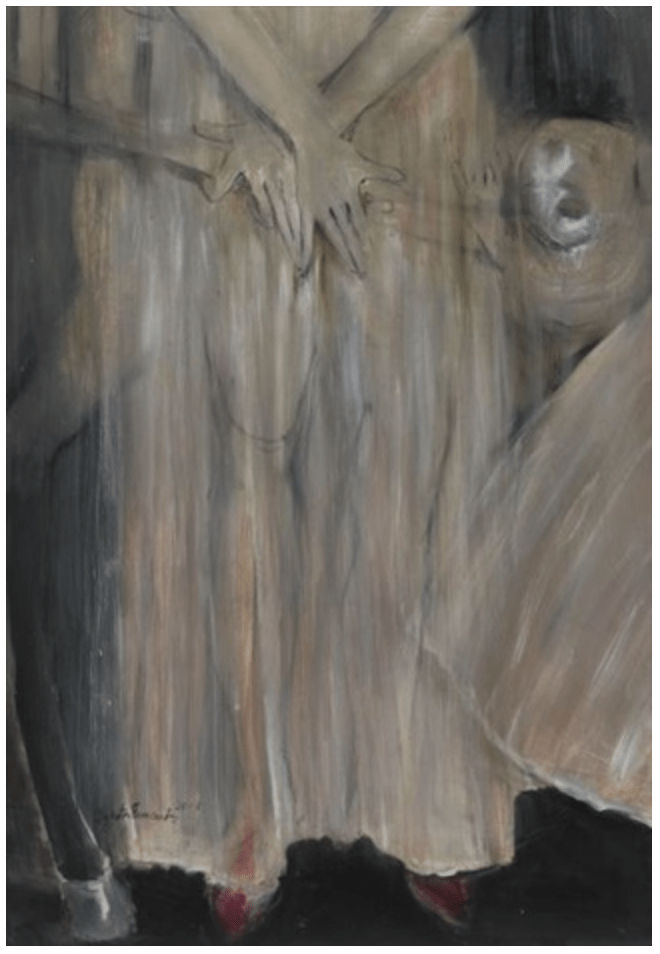 Agustin Fernandez, La Familia Triptych, 1953-2001