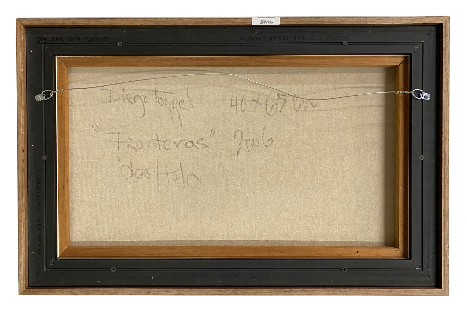 Diego Torres, Fronteras, 2006