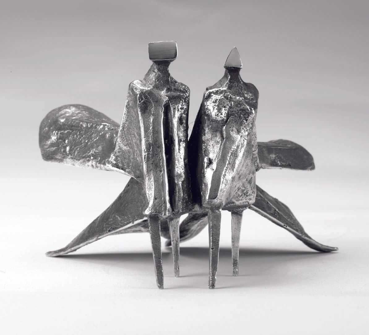 Lynn Chadwick, Maquette IV Walking Cloaked Figures (777A), 1978