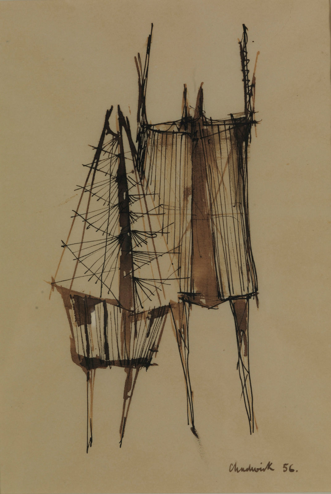 Lynn Chadwick, Teddy Boy and Girl I , 1956