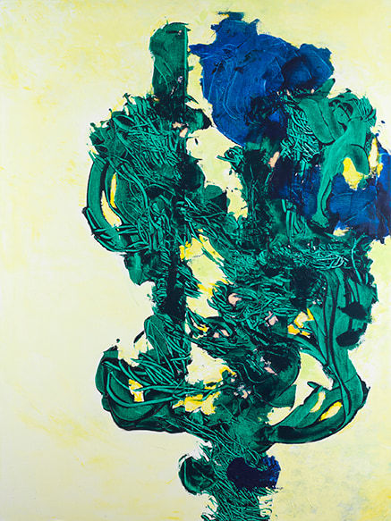 Bryan Kneale RA, Imperial Blue, 2018