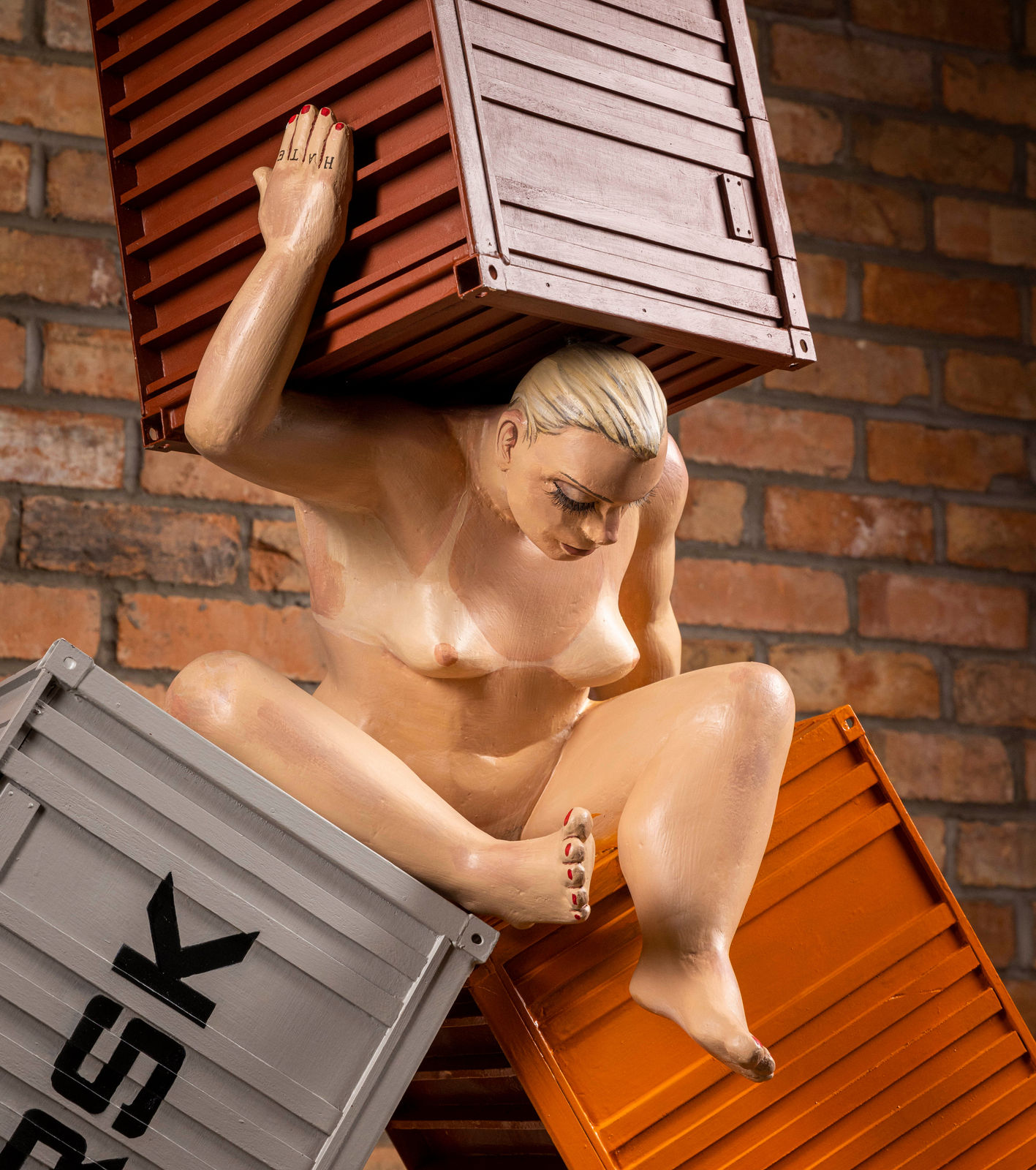 David Mach RA, Easy Caryatid, 2023