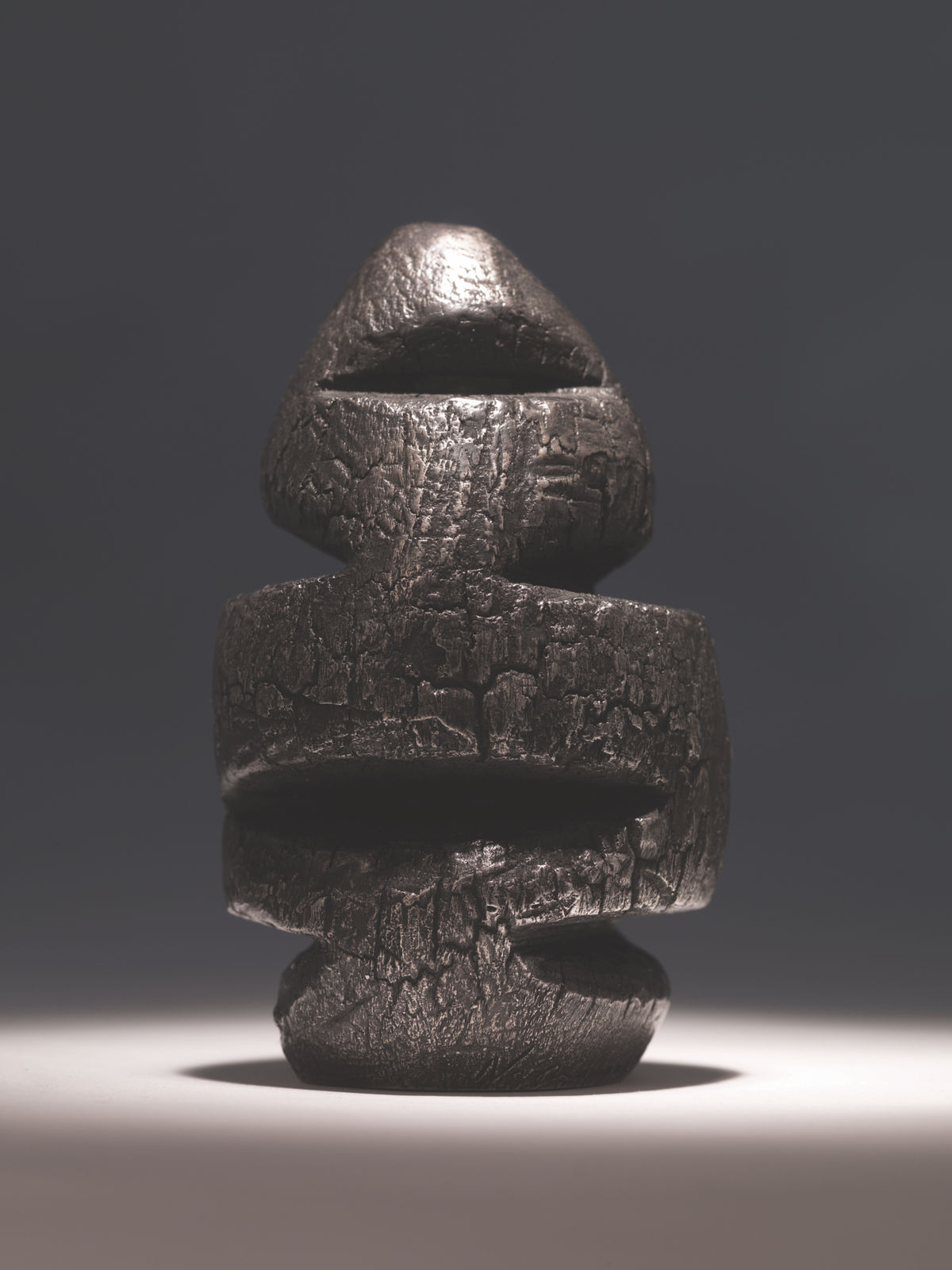 David Nash, Silver Egg, 2002