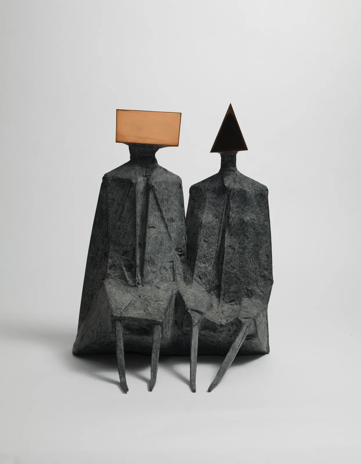 Lynn Chadwick, Sitting Couple (677S), 1973