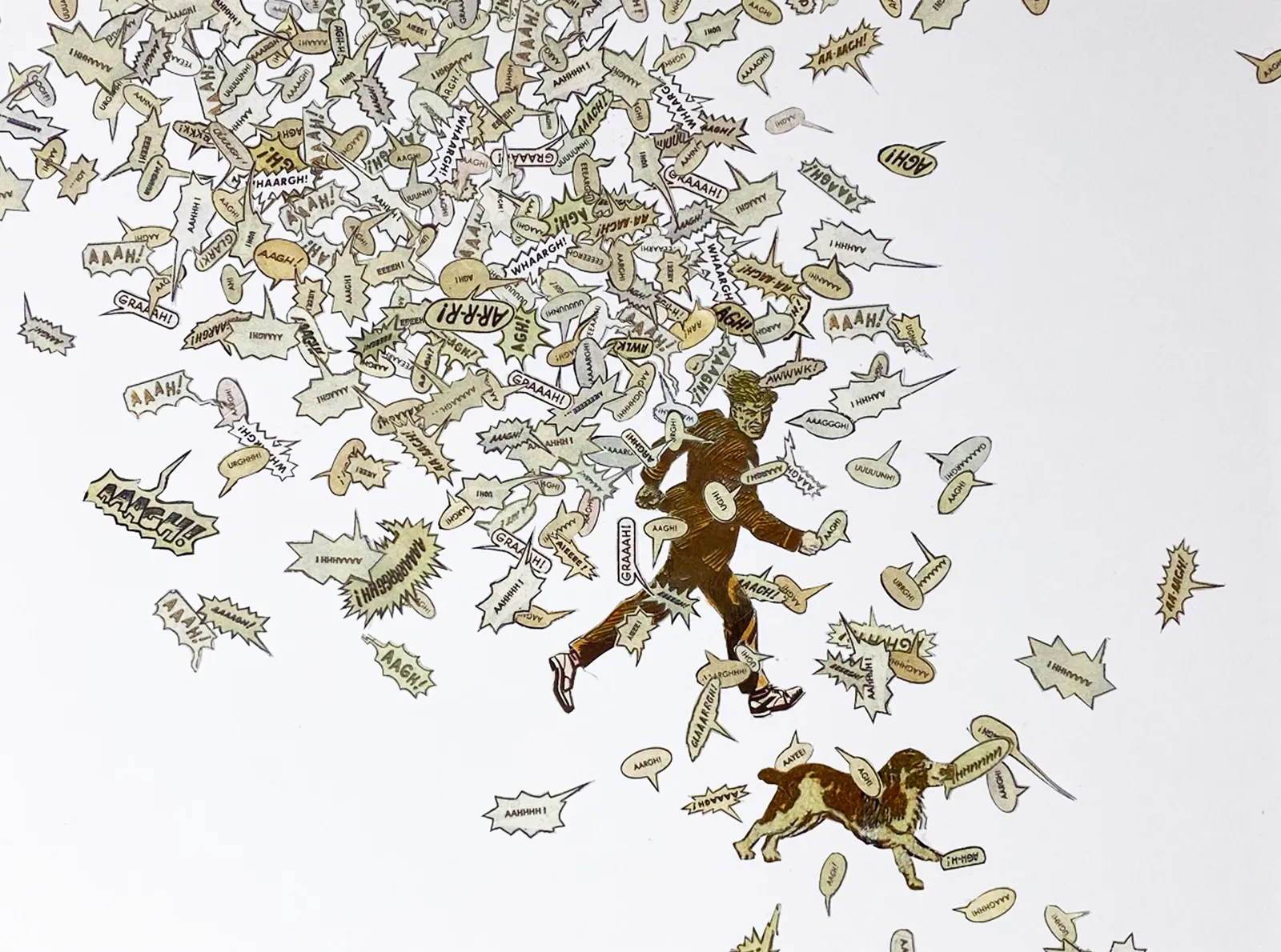 David Mach RA, Aargh!, 2020