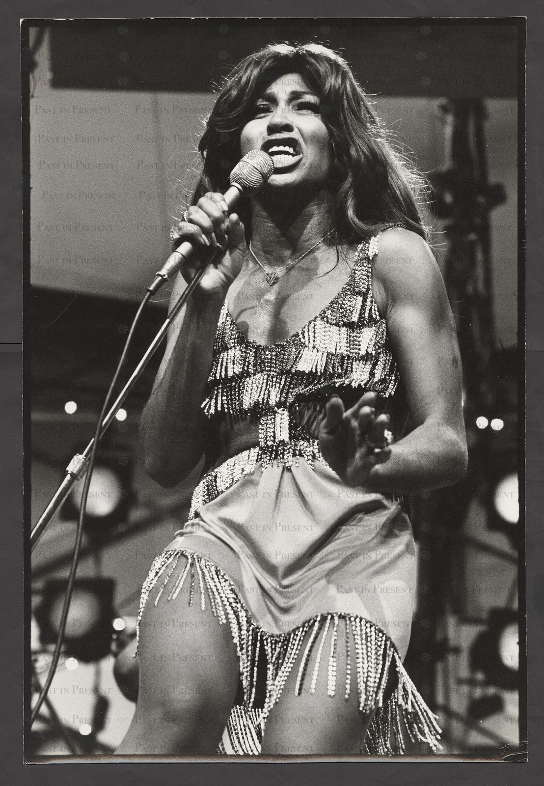 Peter Beard, Tina Turner Ignites the Stage – Schaefer Music Festival, Central Park, NYC 1971 (Peter Beard / Terry Southern Collection), 1971