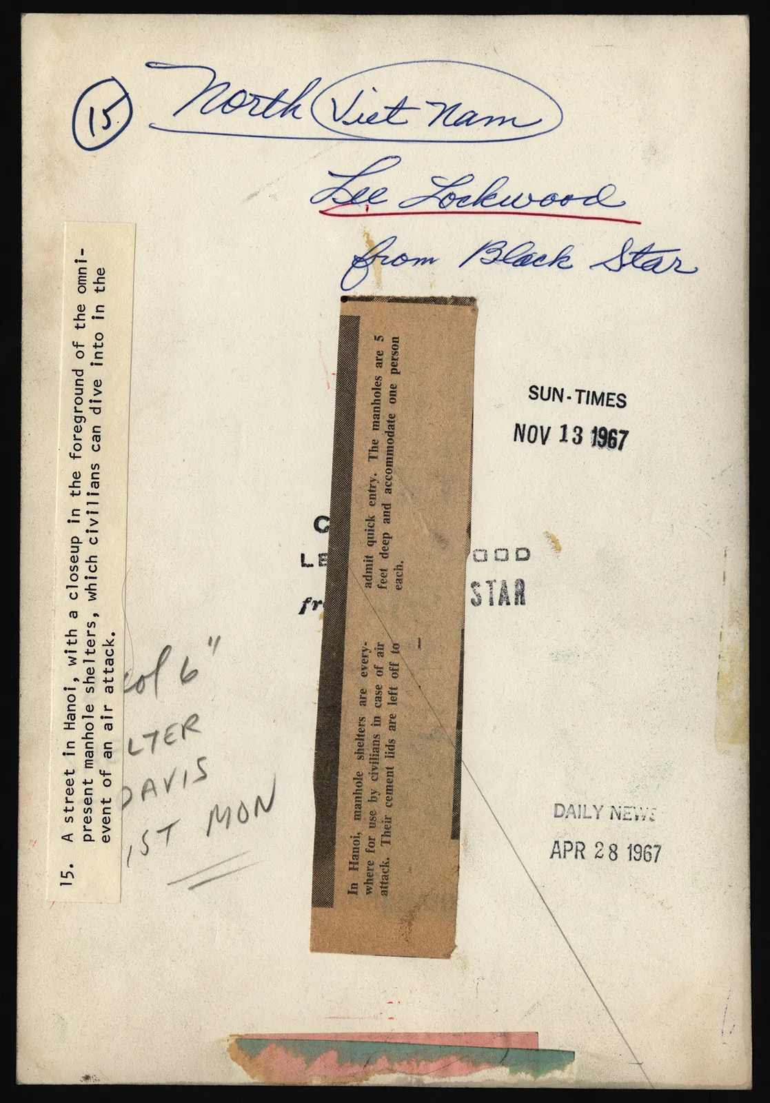 Lee Lockwood, Captured Weapon — Anti-Aircraft Position, Haiphong, Vietnam, 1967