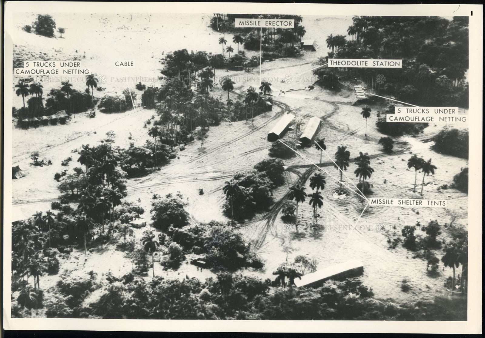 The Cuban Missile Crisis Soviet Mid-range Ballistic Missile Site Under Construction, Cuba, October, 1962