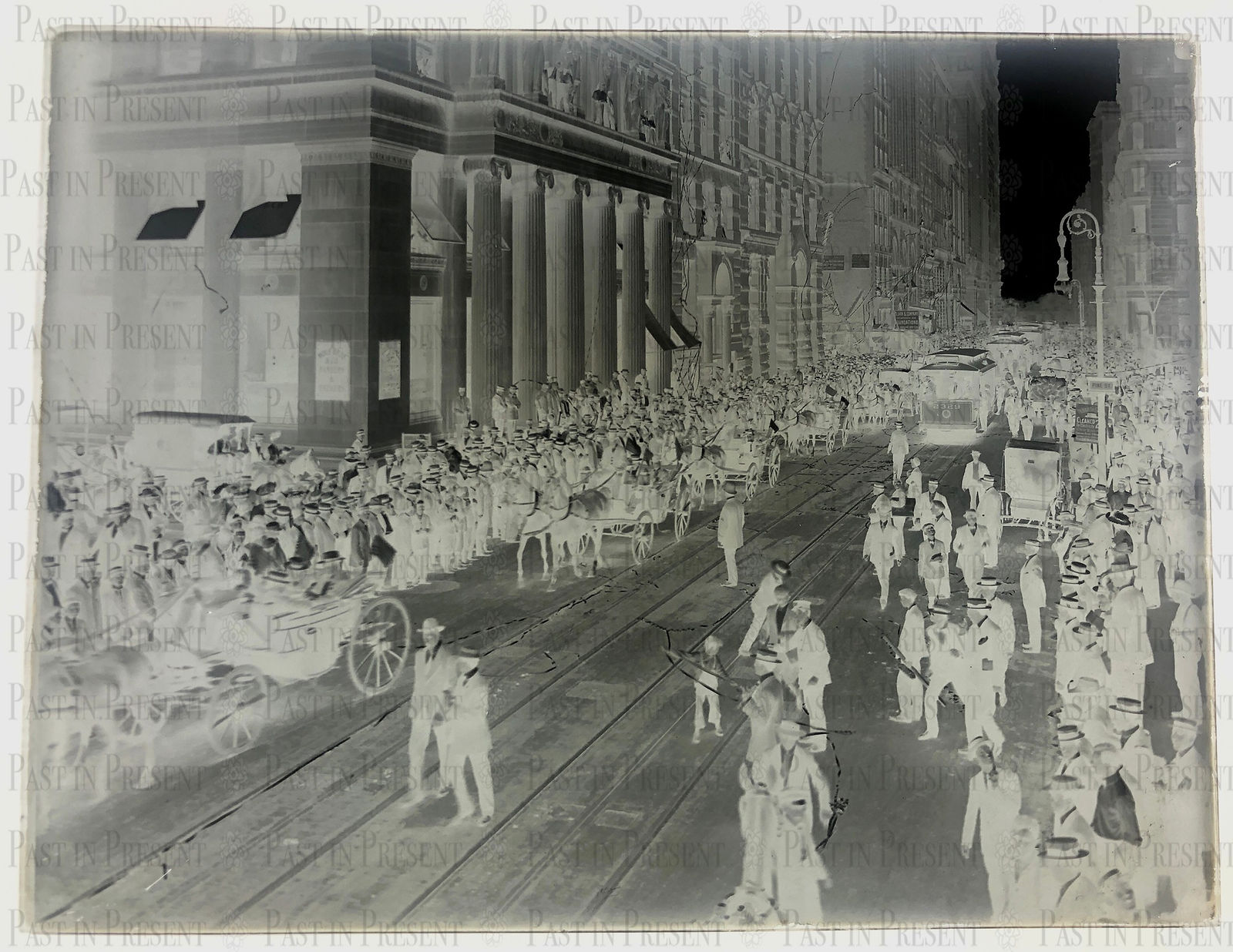 Spectacular Ticker-tape parade on Broadway, Low Manhattan, 1910