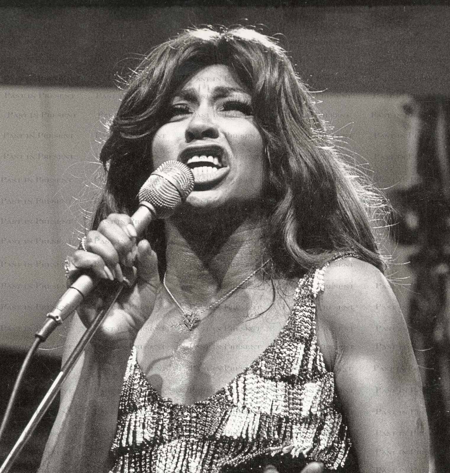 Peter Beard, Tina Turner Ignites the Stage – Schaefer Music Festival, Central Park, NYC 1971 (Peter Beard / Terry Southern Collection), 1971