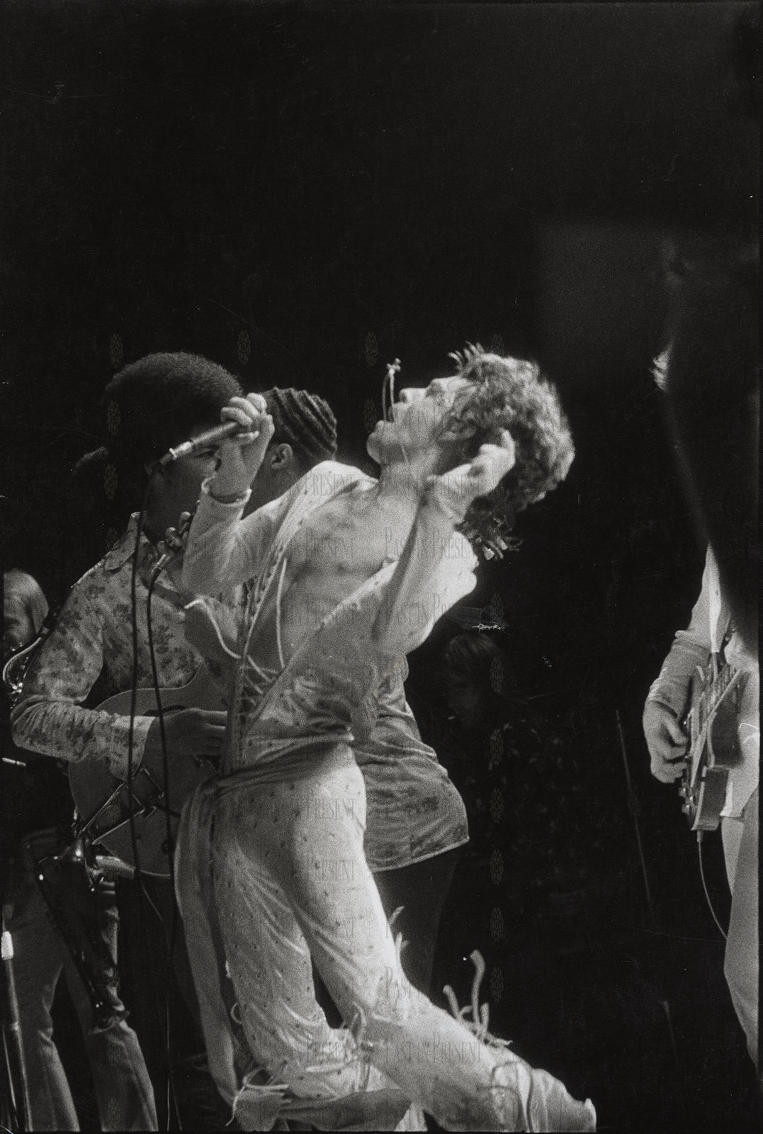 Peter Beard, Jagger Unleashed: Ecstatic High Note at Madison Square Garden, 1972 – From the Terry Southern Collection, 1972