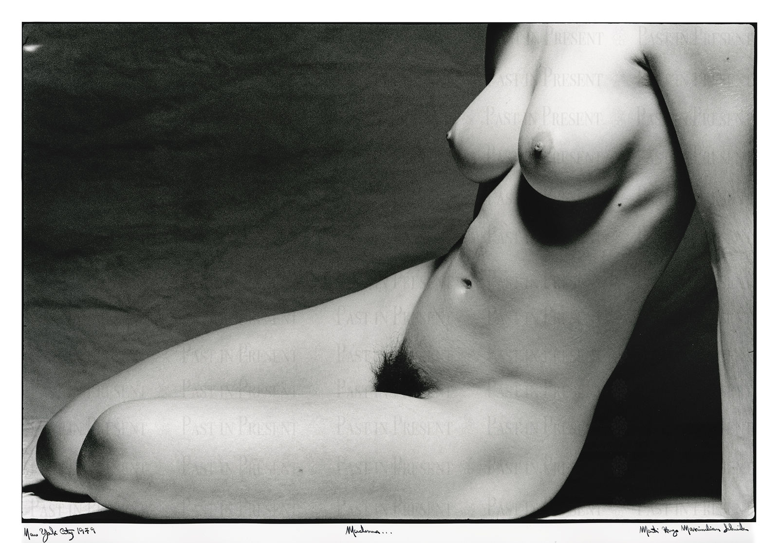 Martin H. Schreiber, “Madonna…” — 1979 Martin H. Schreiber Signed Nude Portrait | The Genesis of an Icon, 1979