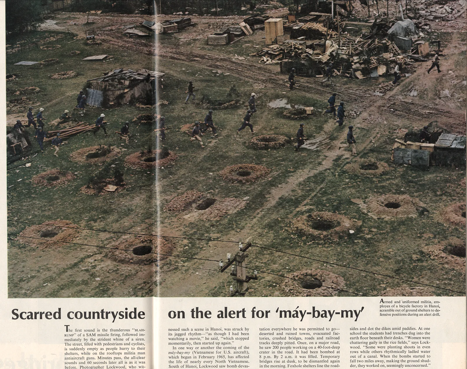 Lee Lockwood, Captured Weapon — Anti-Aircraft Position, Haiphong, Vietnam, 1967