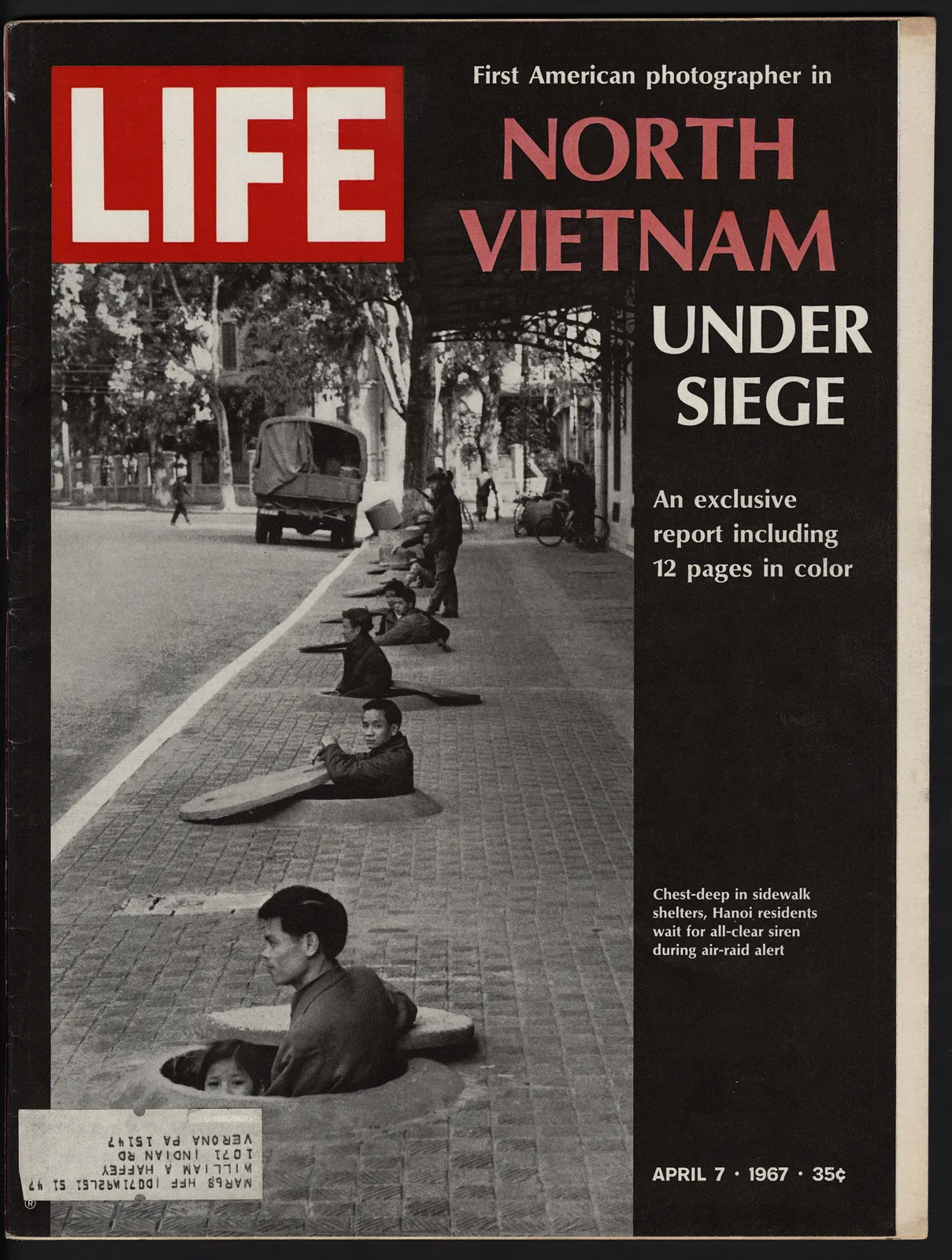 Lee Lockwood, Captured Weapon — Anti-Aircraft Position, Haiphong, Vietnam, 1967