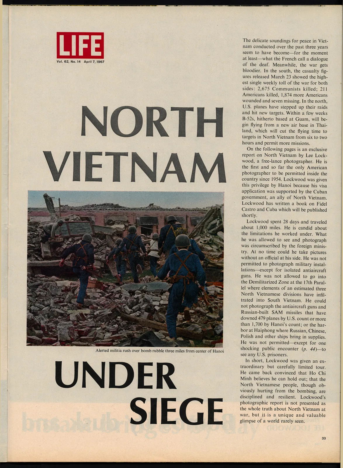 Lee Lockwood, Captured Weapon — Anti-Aircraft Position, Haiphong, Vietnam, 1967