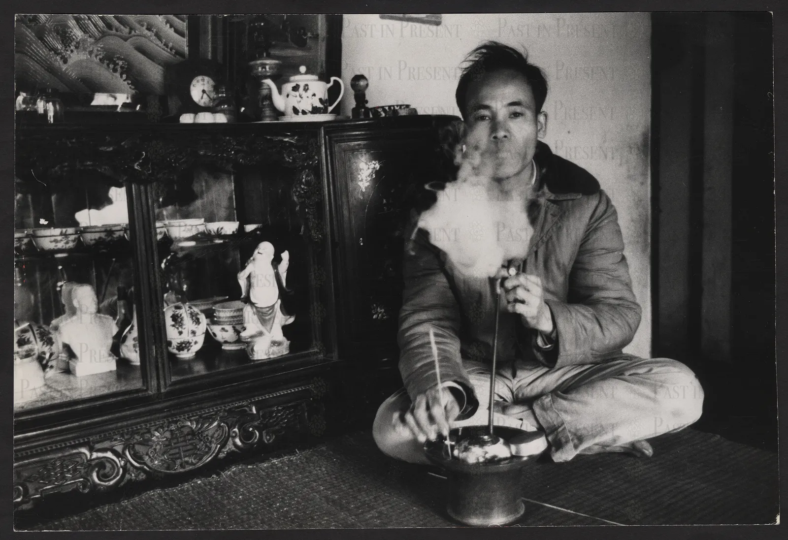 “Interior Life — Farmer with Pipe, Thai Binh Province”