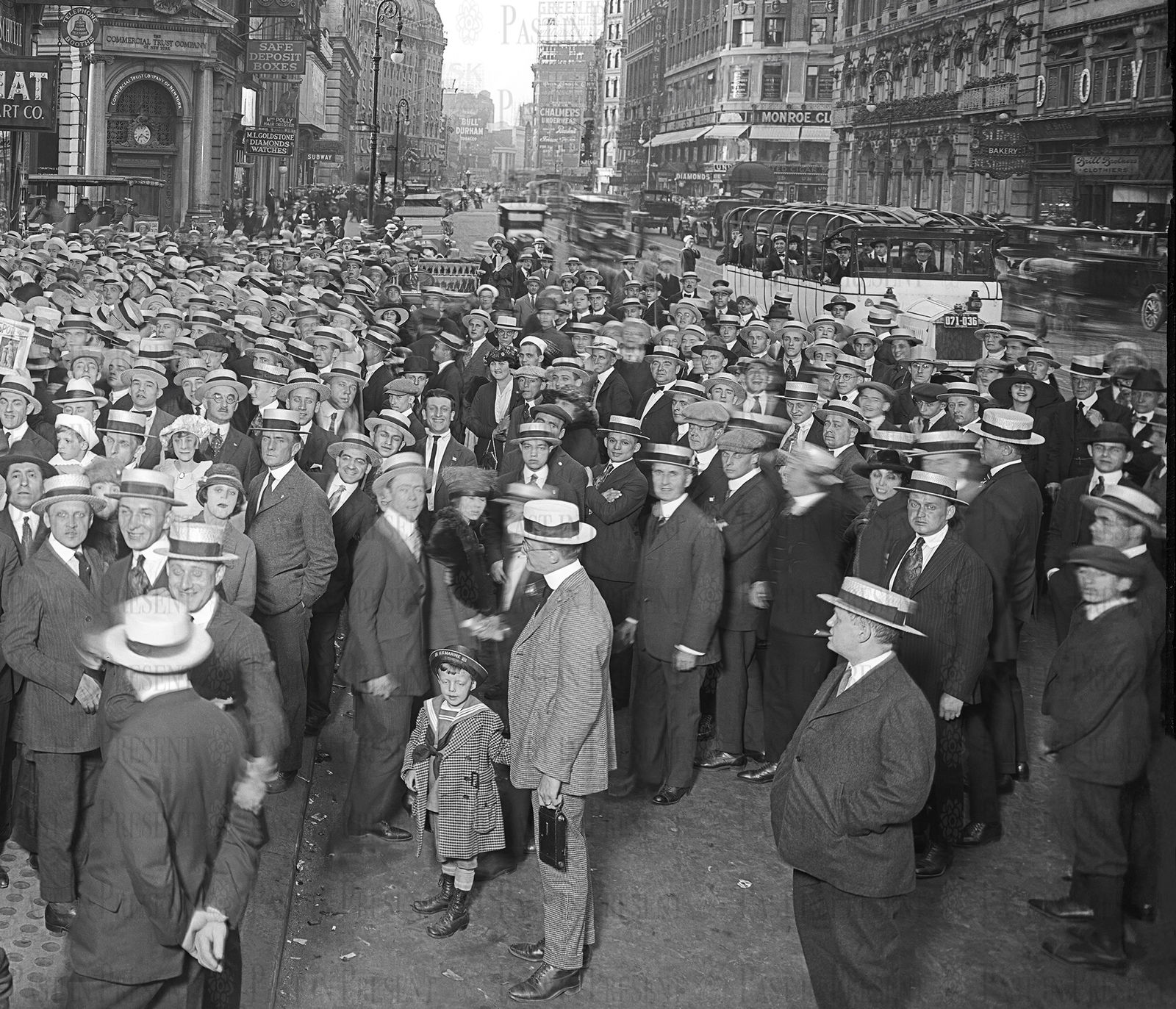B.S. Moss Theatre Silent Movie "Yankee Doodle In Berlin" Broadway, Times Square, NYC, 1919