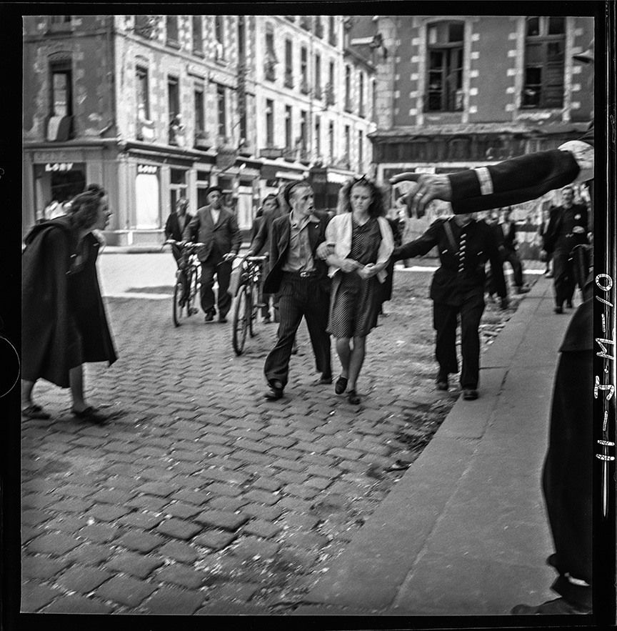 John G. Morris, #15 Rennes, Brittany, August 4: French woman arrested for being a ‘collaborator