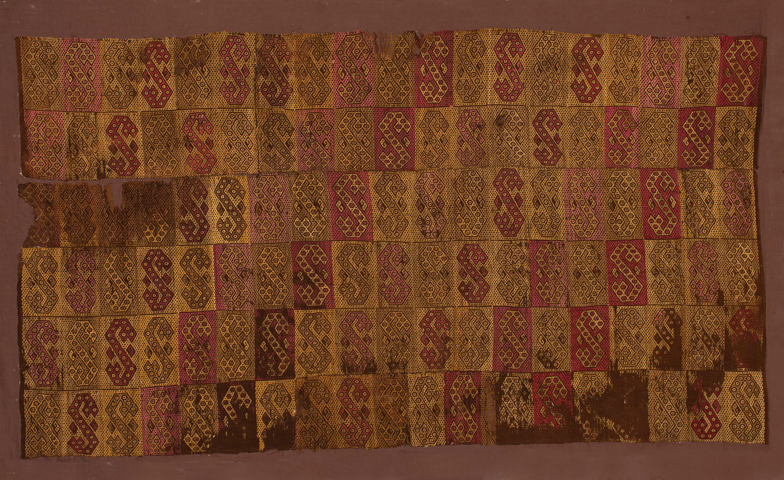 Inca Culture, Inca Tunic Segment, Circa. 1400AD