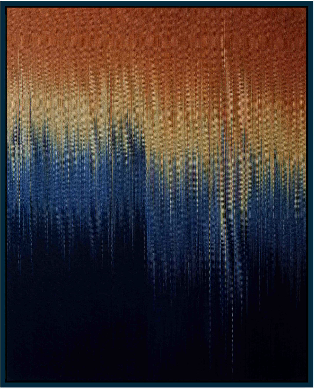 Ptolemy Mann, Alqa (Indigo Orange), 2023