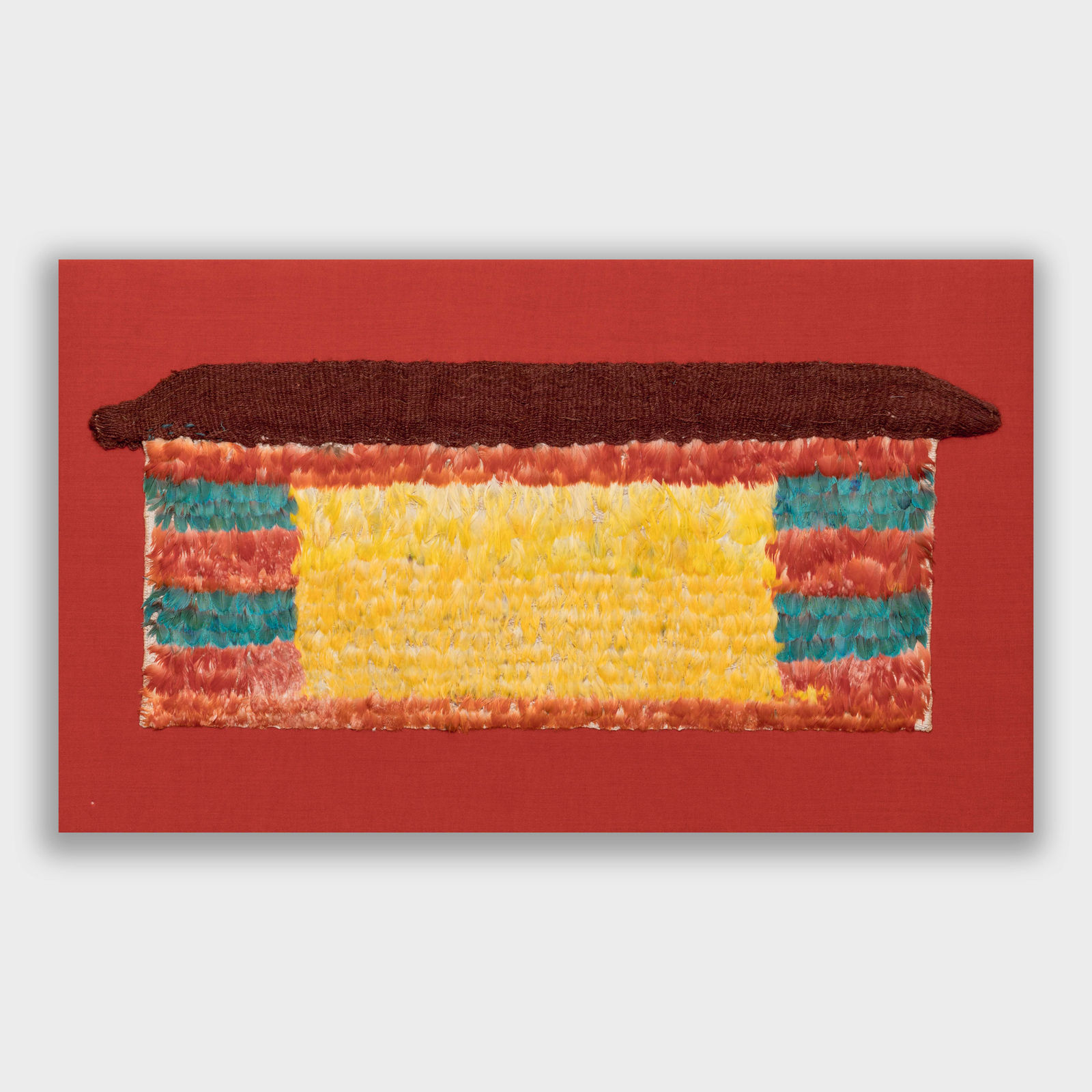 Nazca Culture, Abstract Feather Panel (related examples in the Albers’ Foundation), Circa. 500 AD