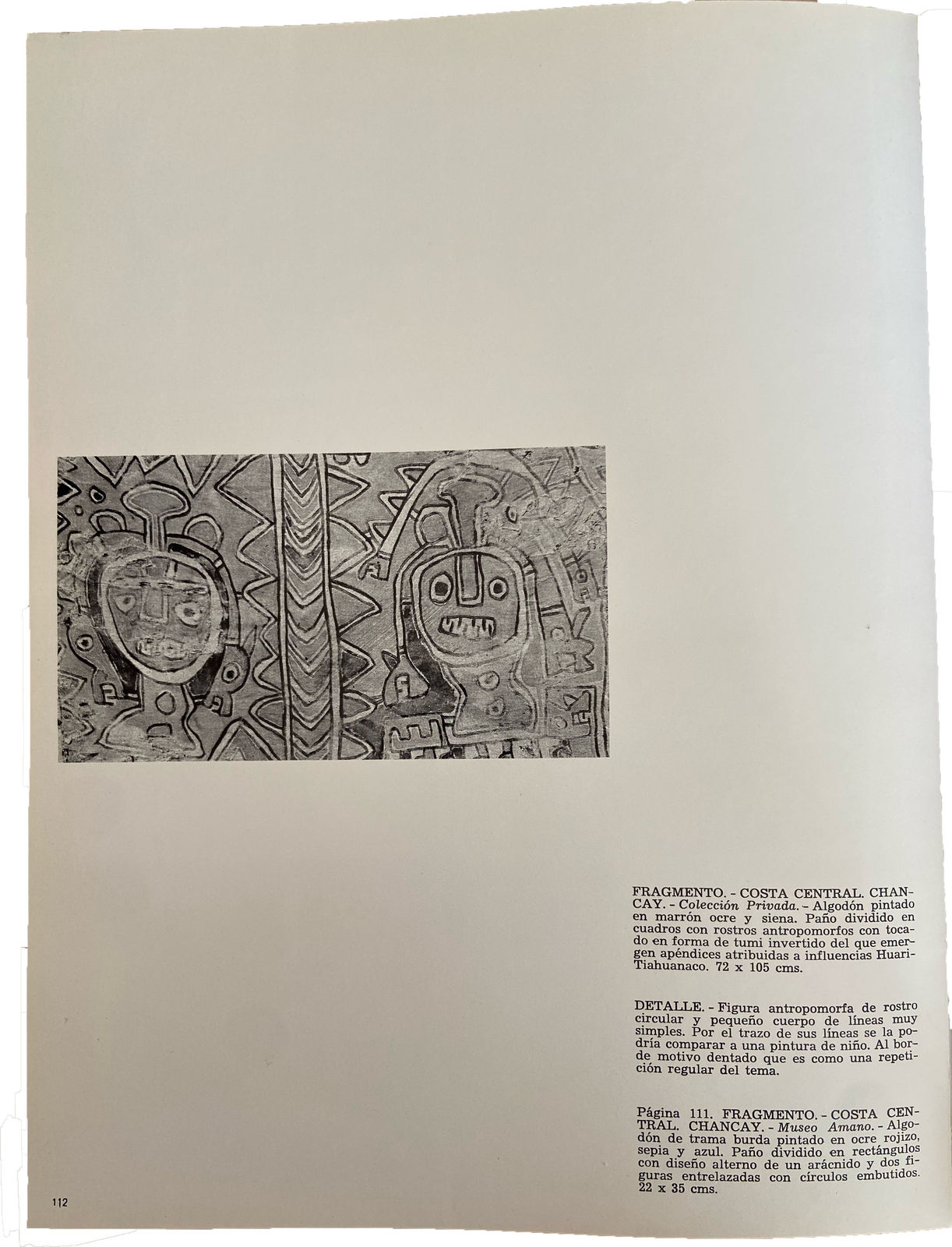 Huari Culture, Painted Textile, Circa. 800 AD