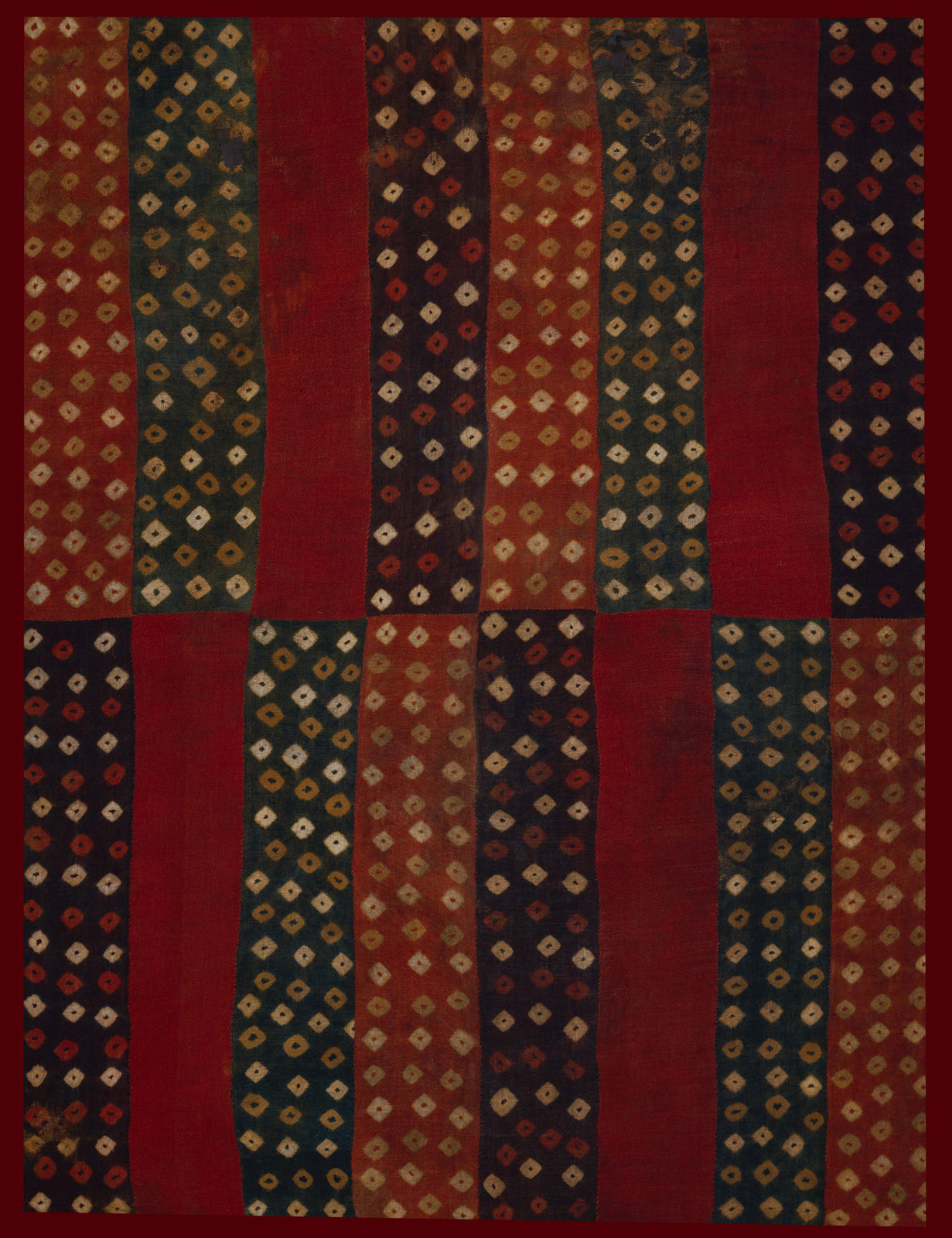 Huari Culture, Tie Dye Tunic, Circa. 800 AD