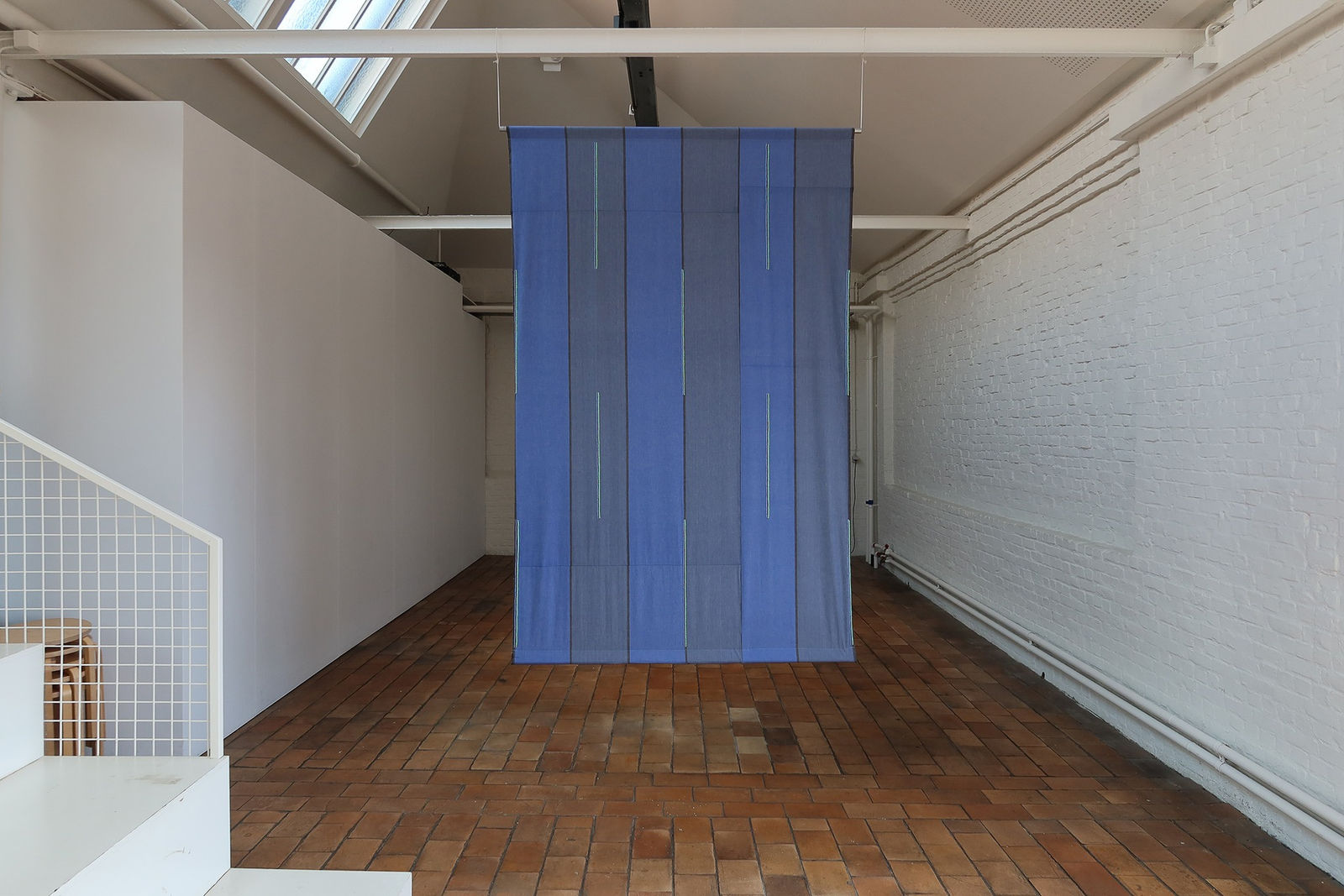 Felipe Mujica, Join Hand in Hand with All Who Work (Curtain 4), 2024