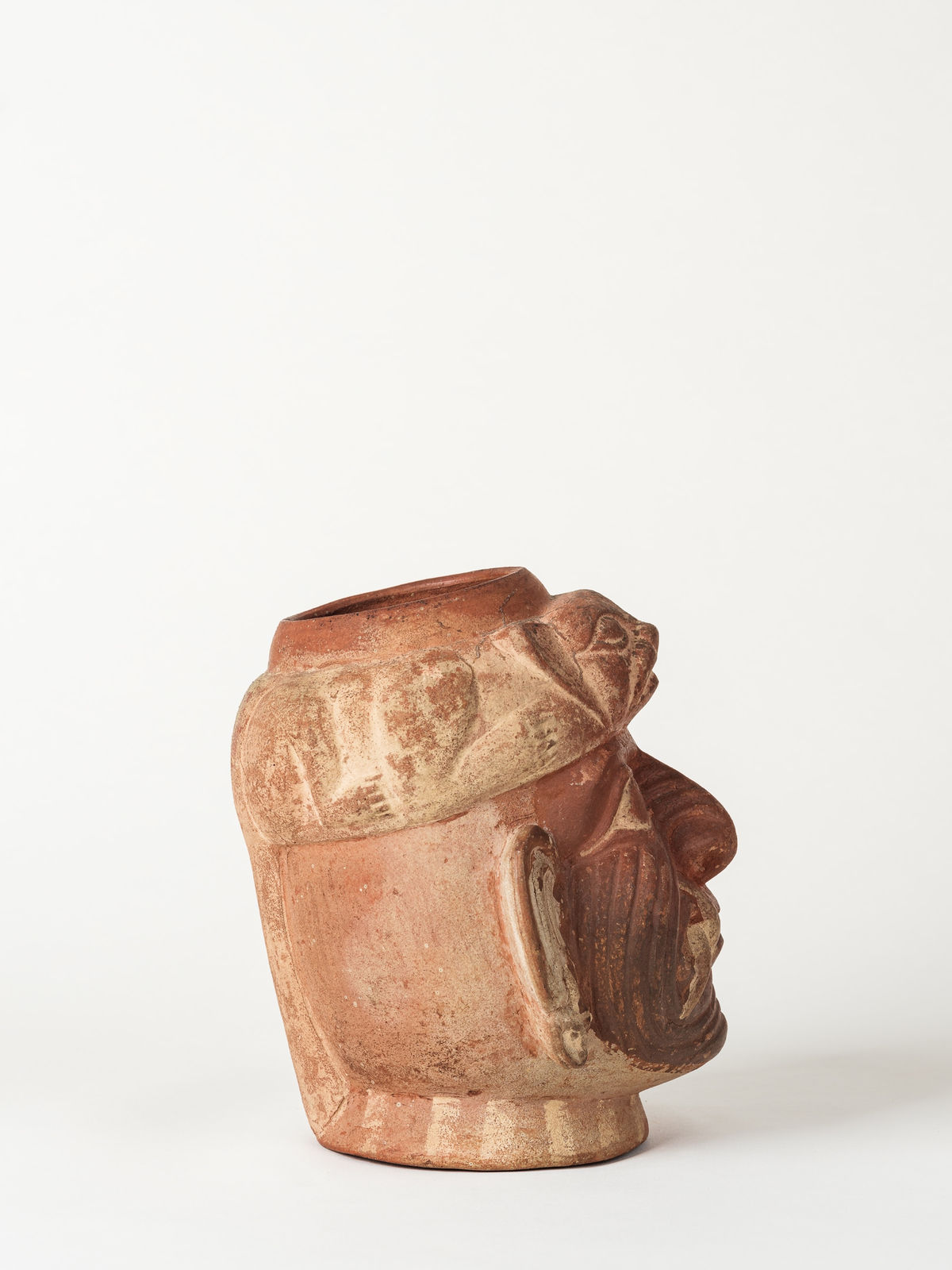 Moche Culture, Face Mask Ceramic, Circa. 500AD