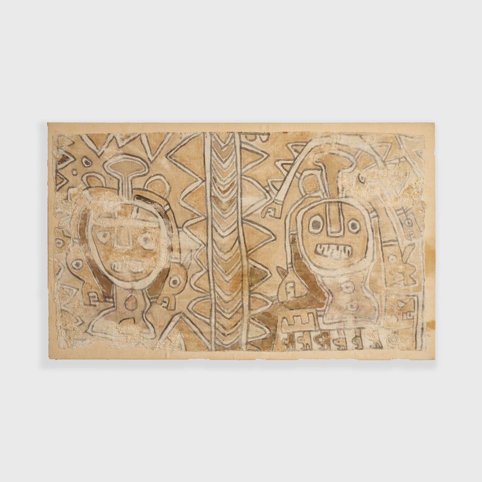 Huari Culture, Painted Textile, Circa. 800 AD