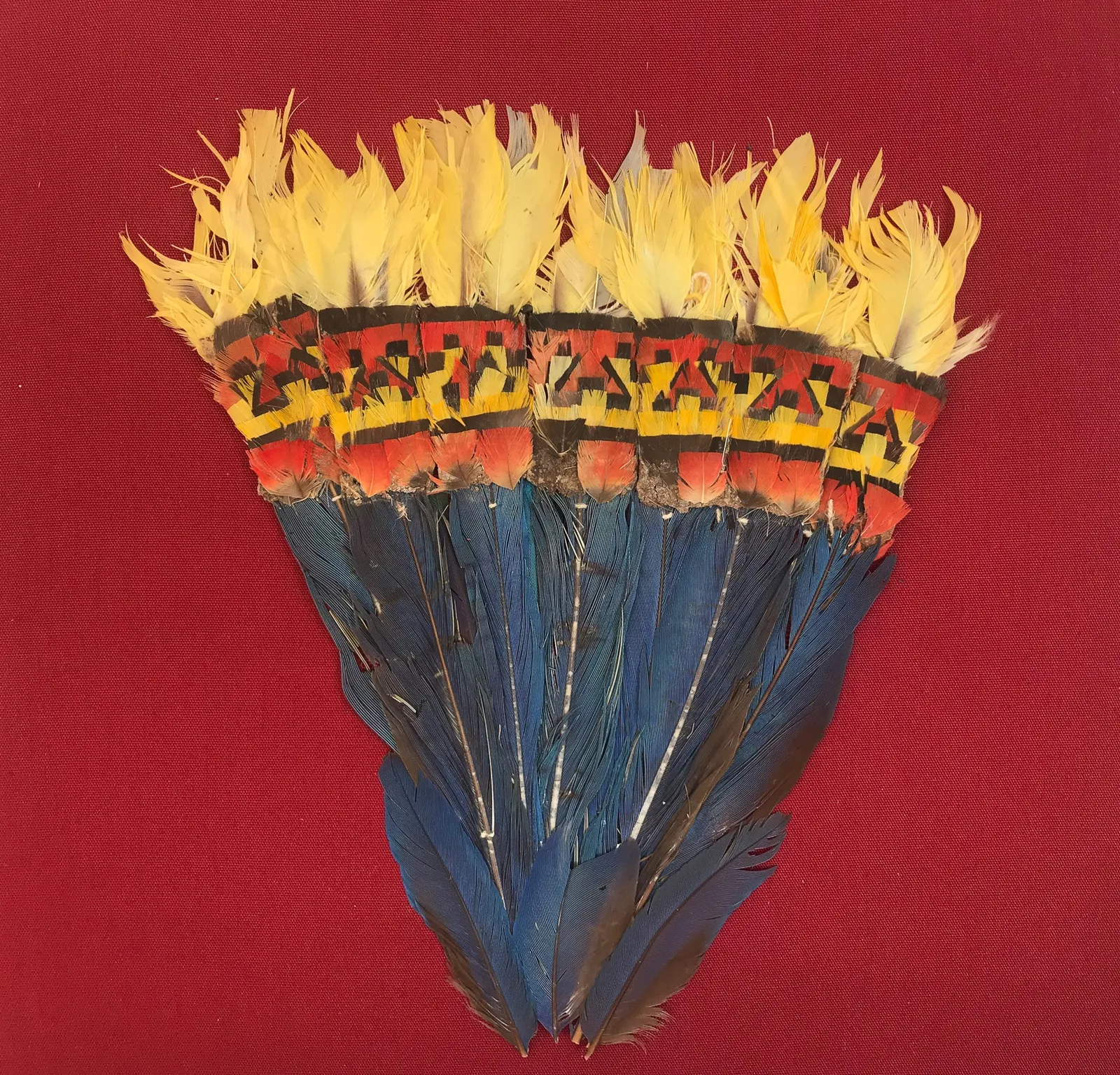 Nazca Culture, Feather Headdress (Mosaic pattern), Circa. 400AD