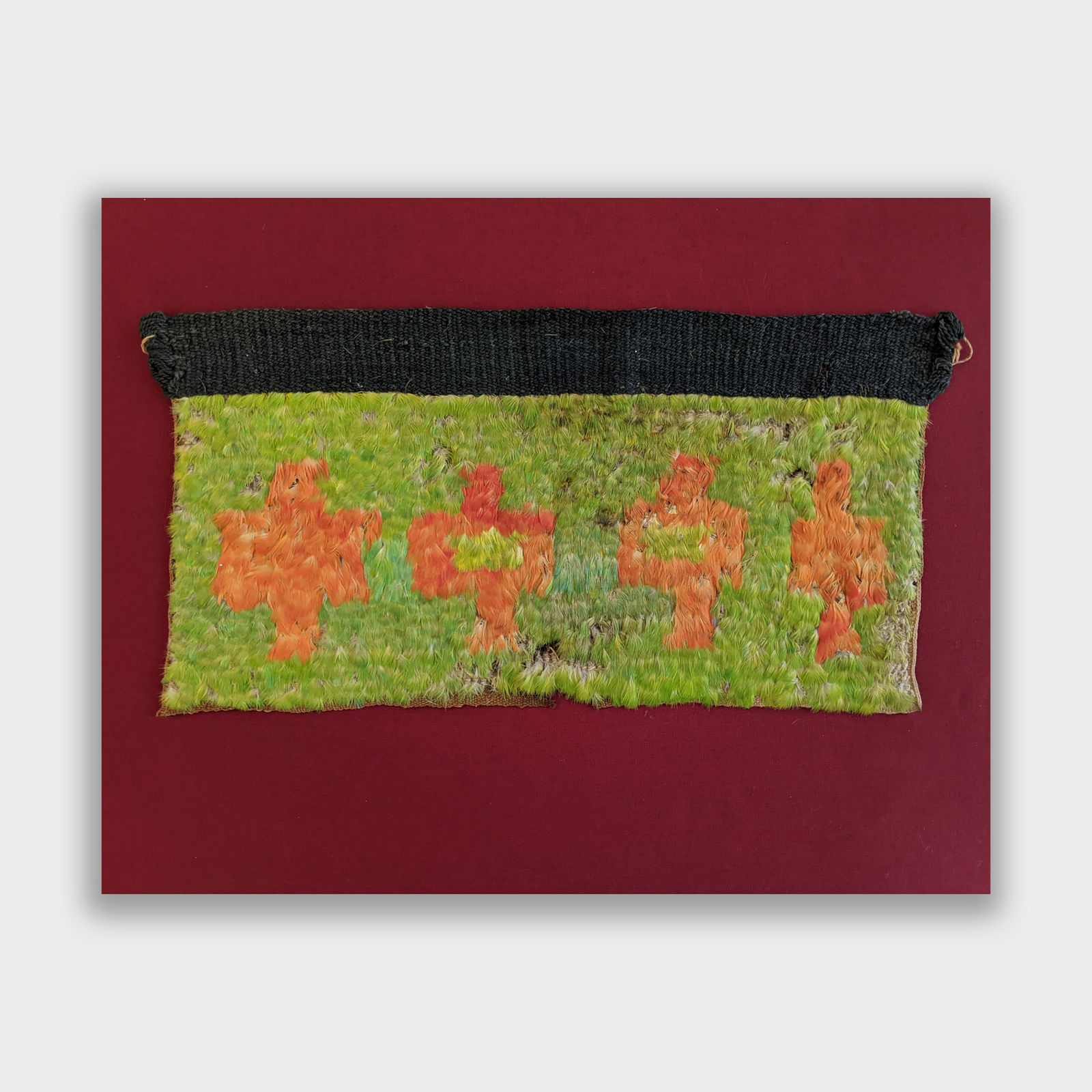 Nazca Culture, Feather Panel with Condor Motif, Circa. 500AD