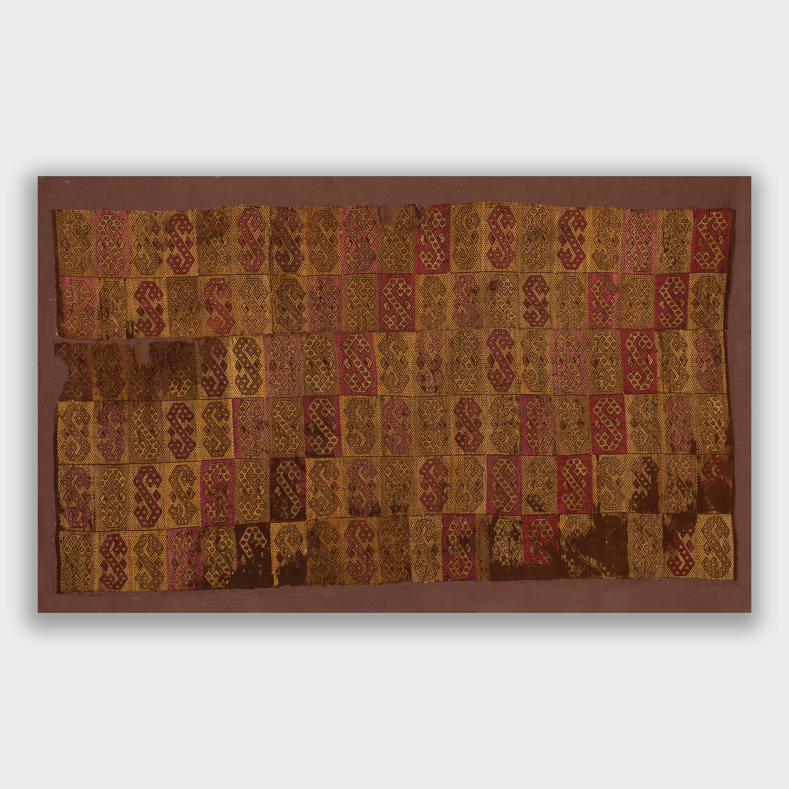 Inca Culture, Inca Tunic Segment, Circa. 1400AD