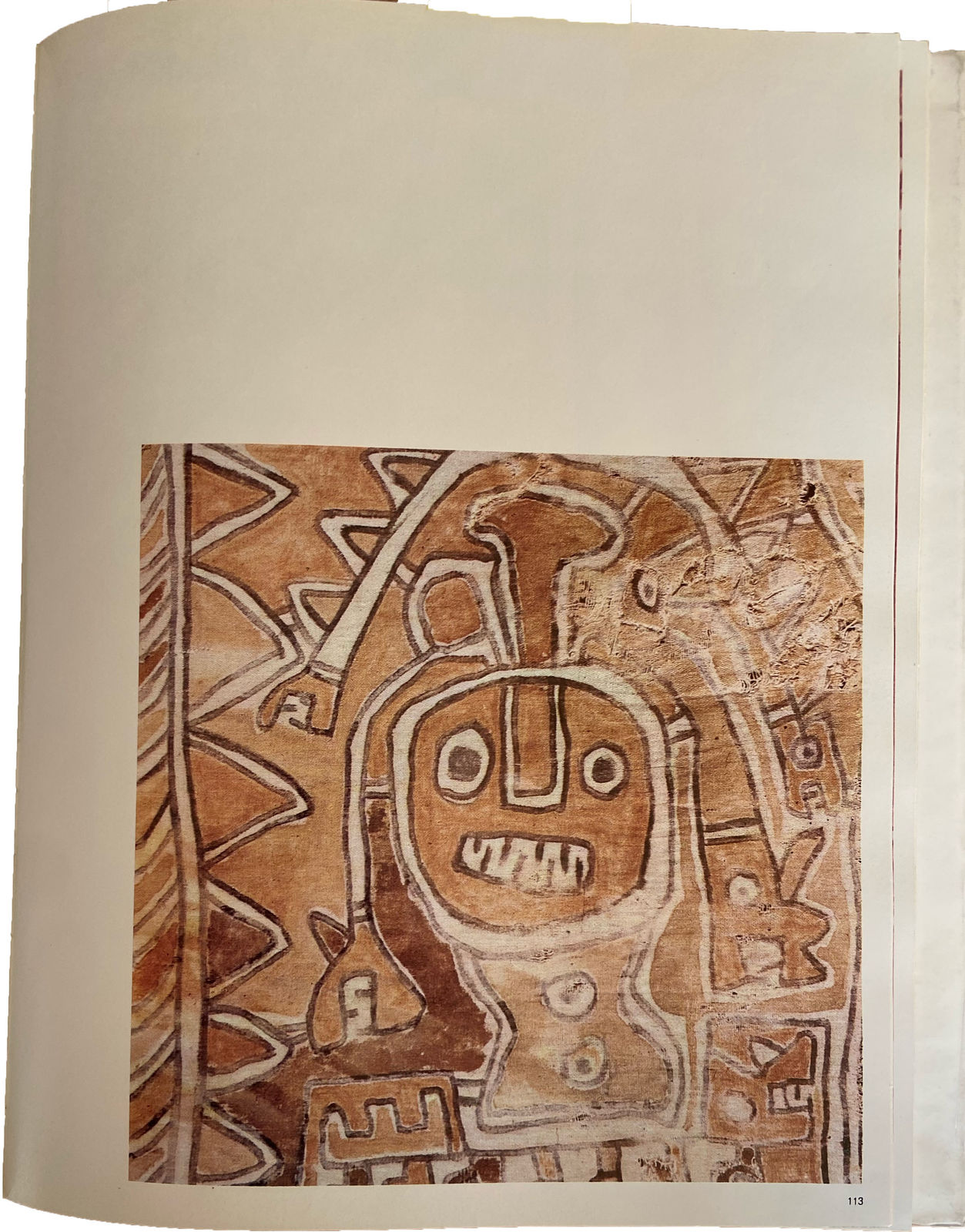 Huari Culture, Painted Textile, Circa. 800 AD