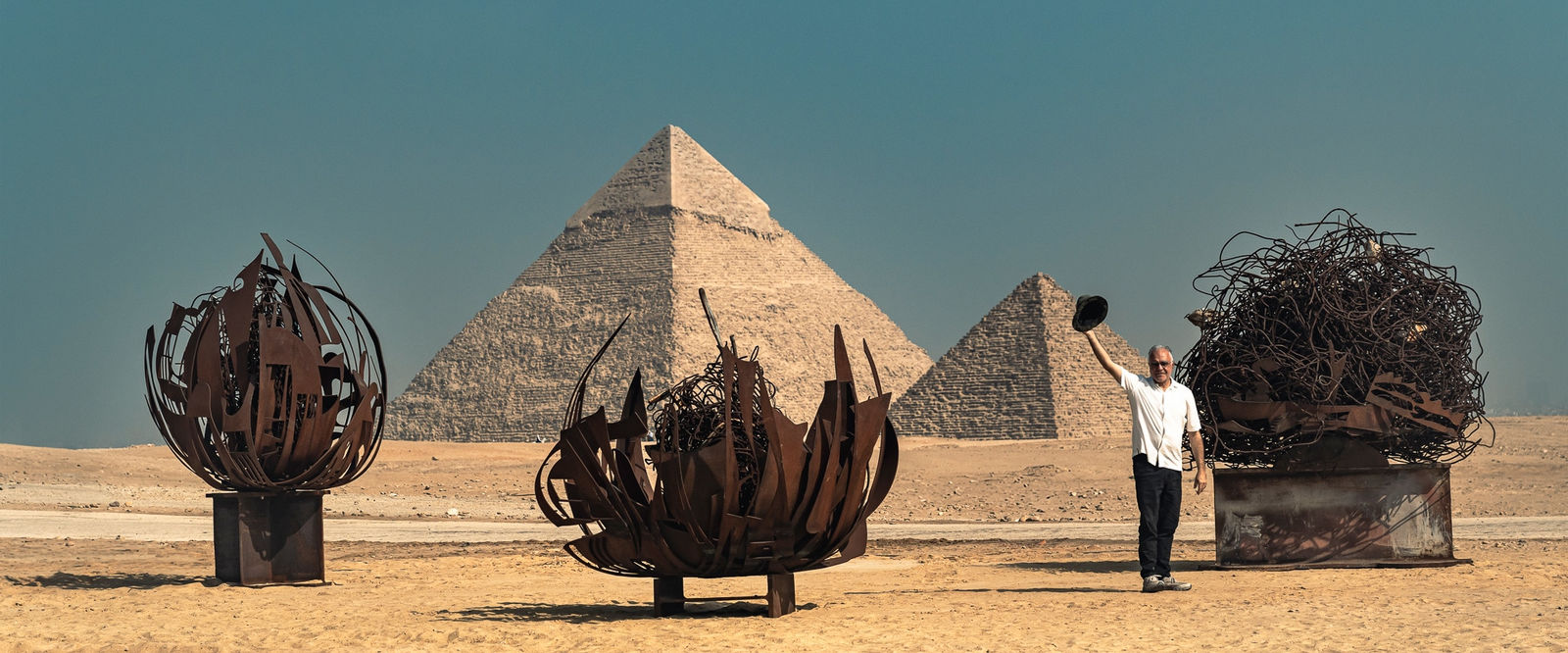 Nadim Karam, Desert Flowers miniature: Sun, 2025